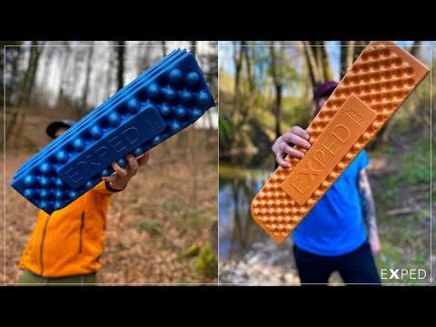 Mata składana Exped Flex Mat Plus M 183 x 52 cm - Blue