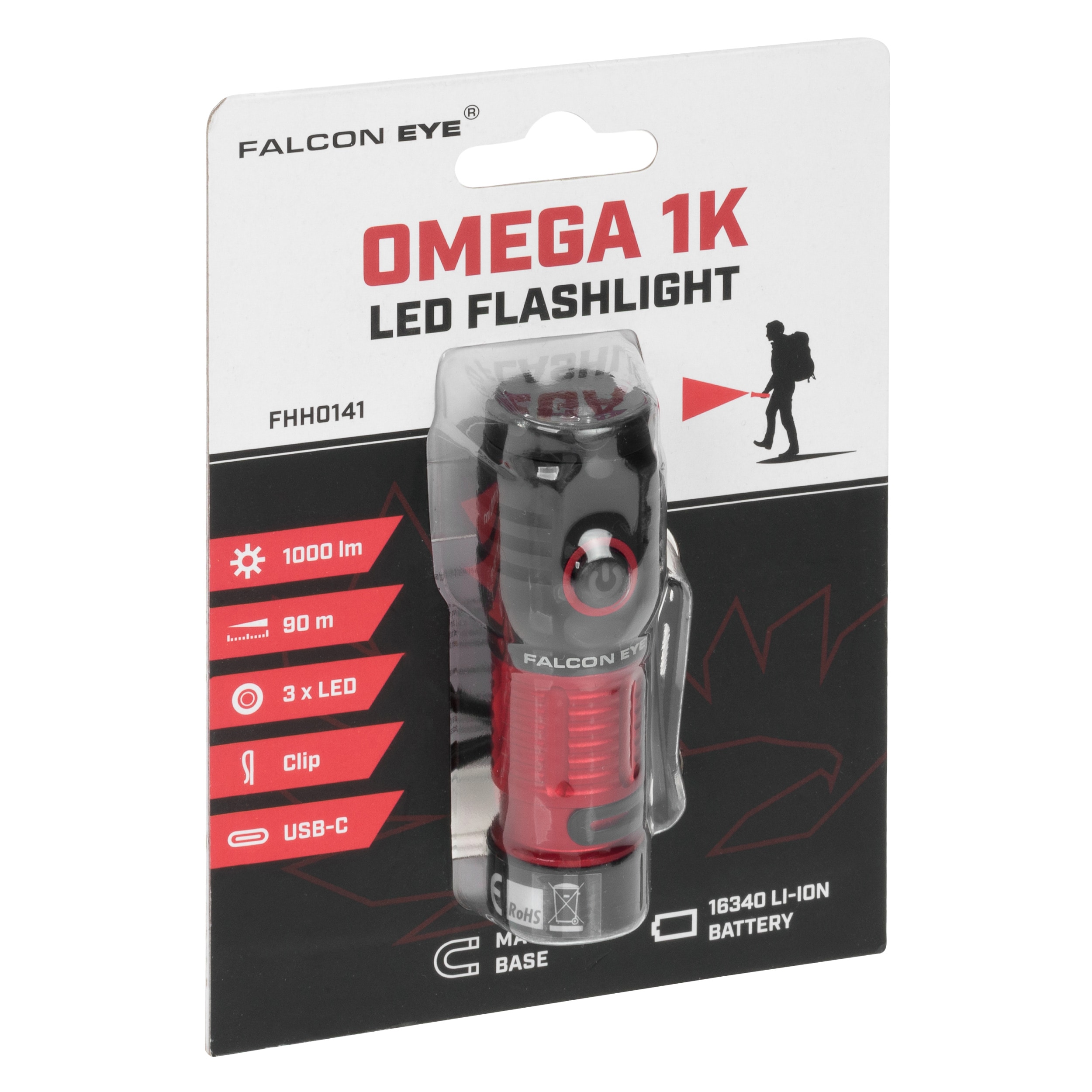Latarka Mactronic Falcon Eye Omega 1K - 1000 lumenów