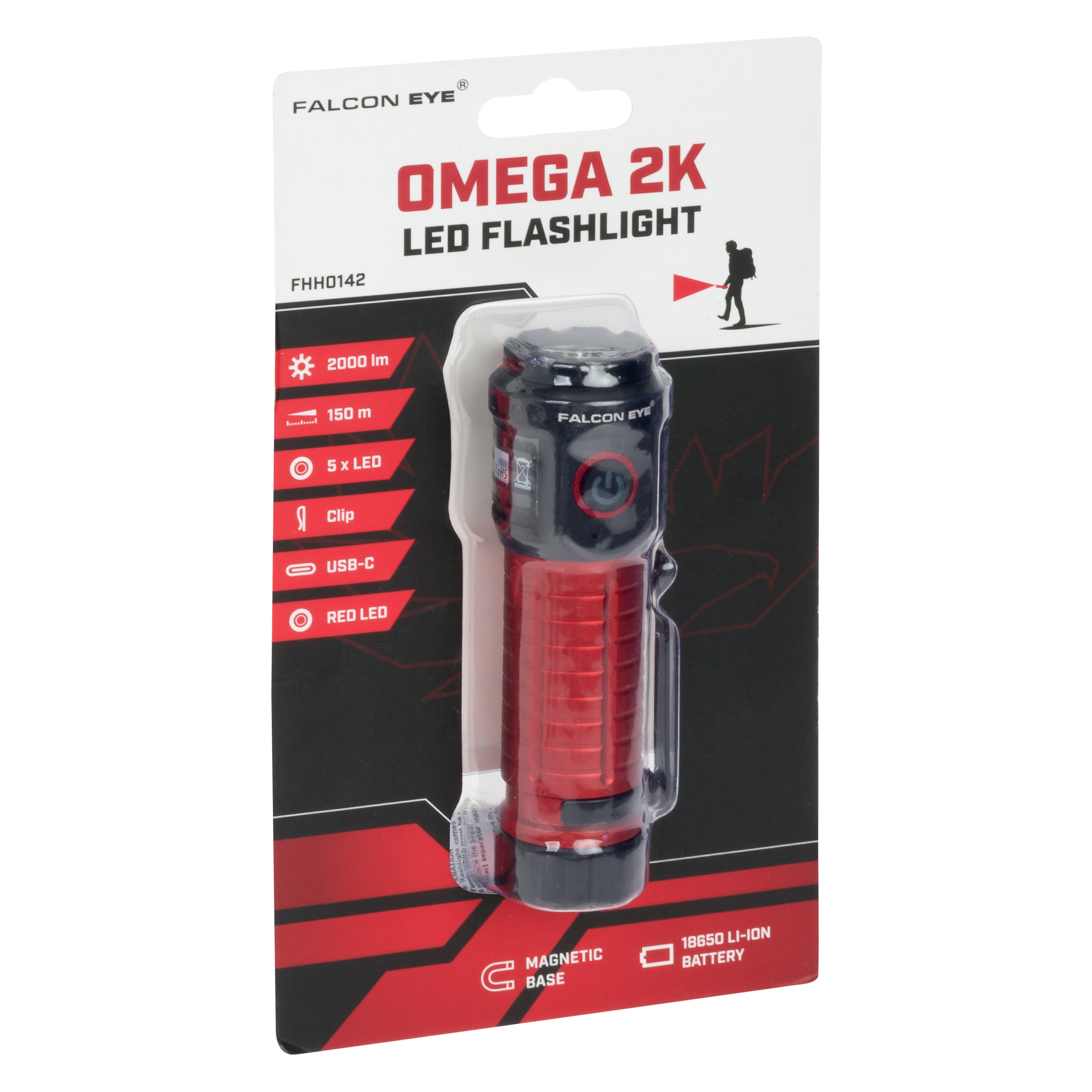 Ліхтарик Mactronic Falcon Eye Omega 2K - 2000 люменів