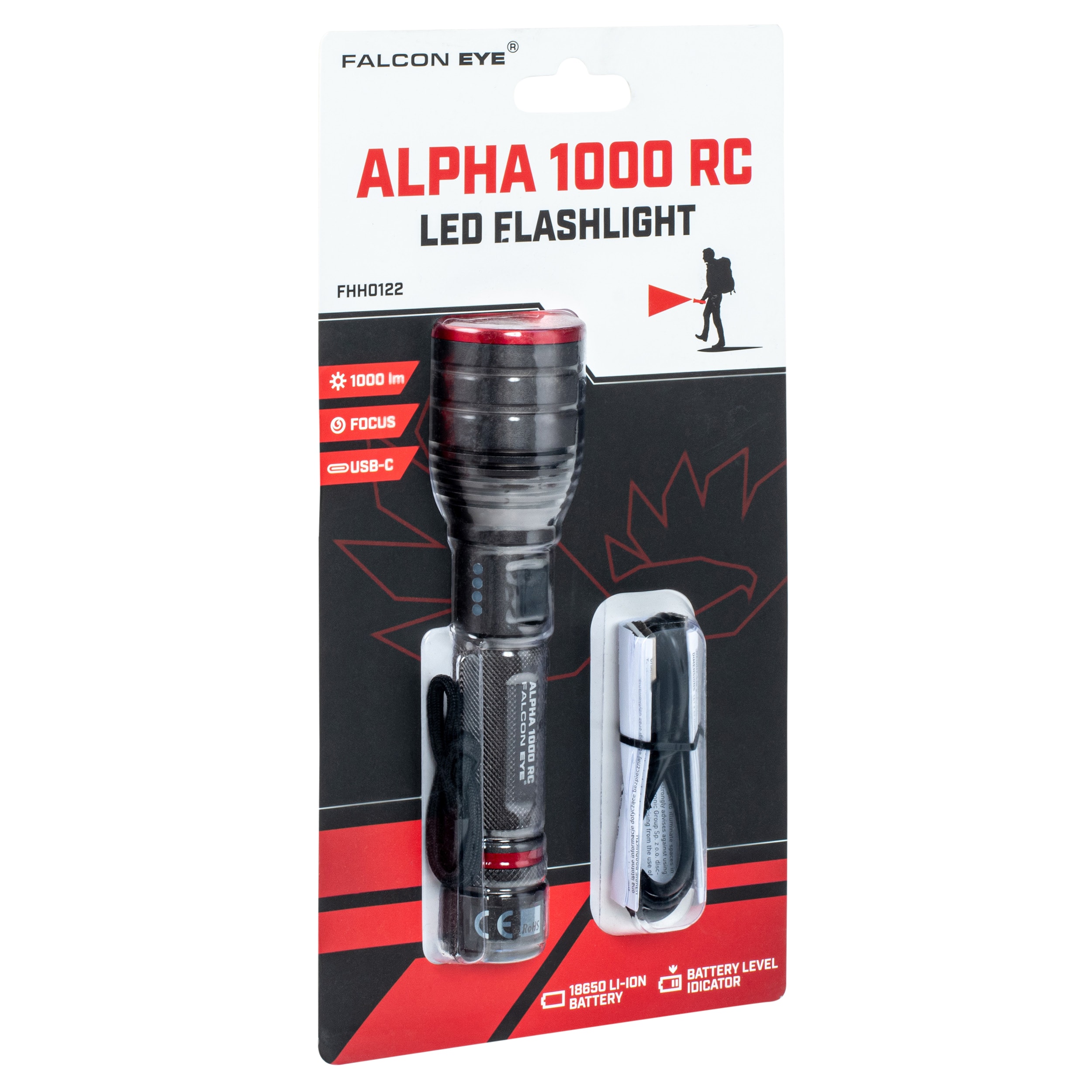 Latarka Mactronic Falcon Eye Alpha 1000 RC - 1000 lumenów