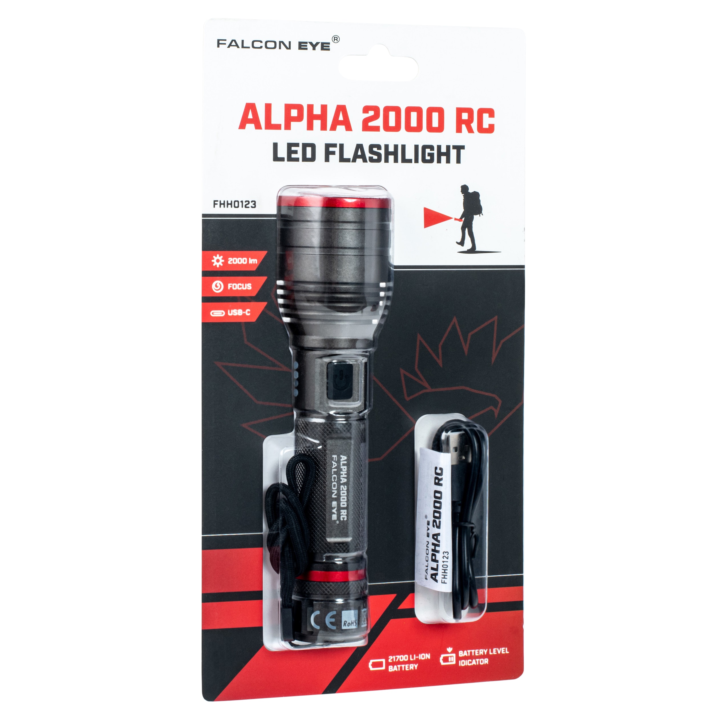 Latarka Mactronic Falcon Eye Alpha 2000 RC - 2000 lumenów