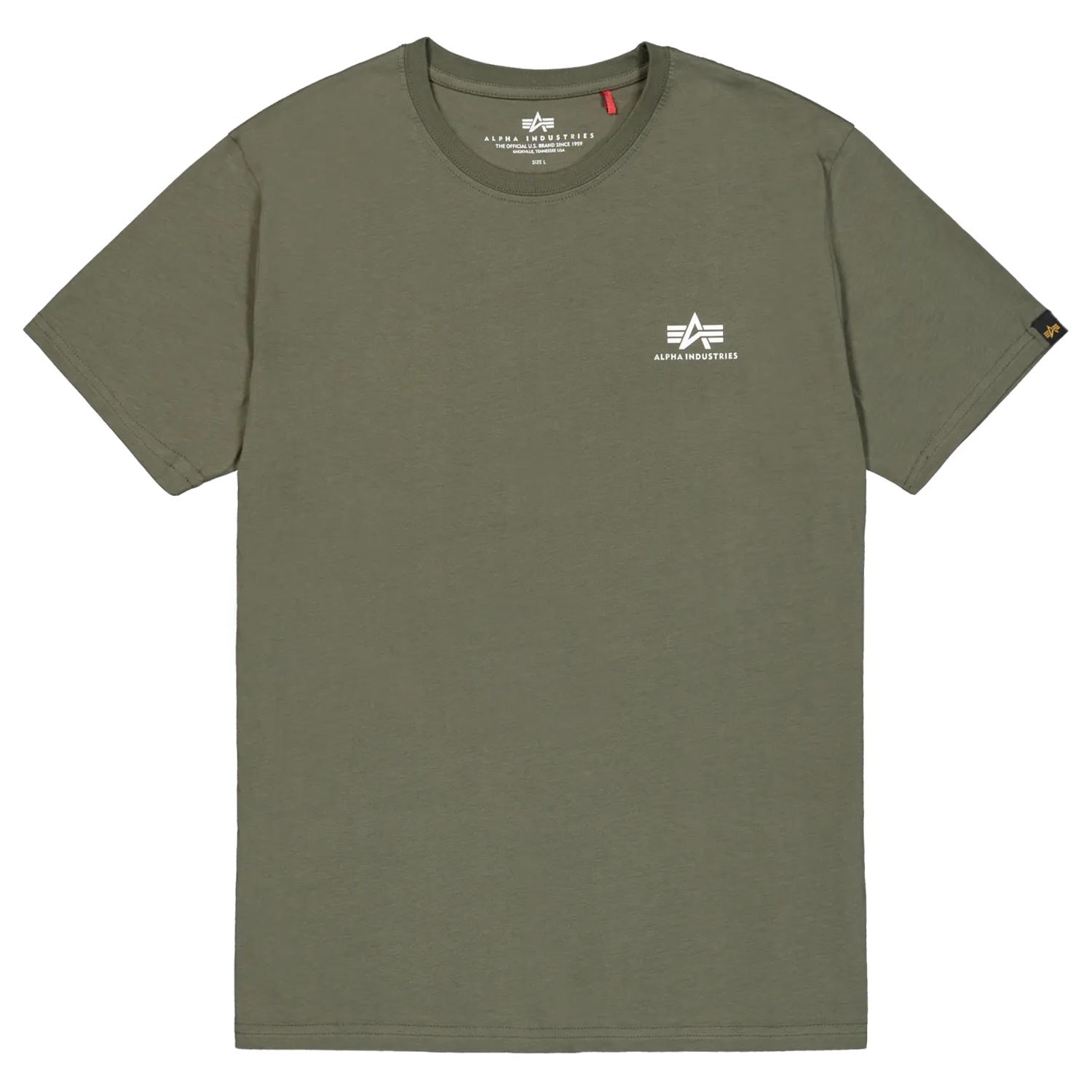 Koszulka T-shirt Alpha Industries Backprint - Dark Olive