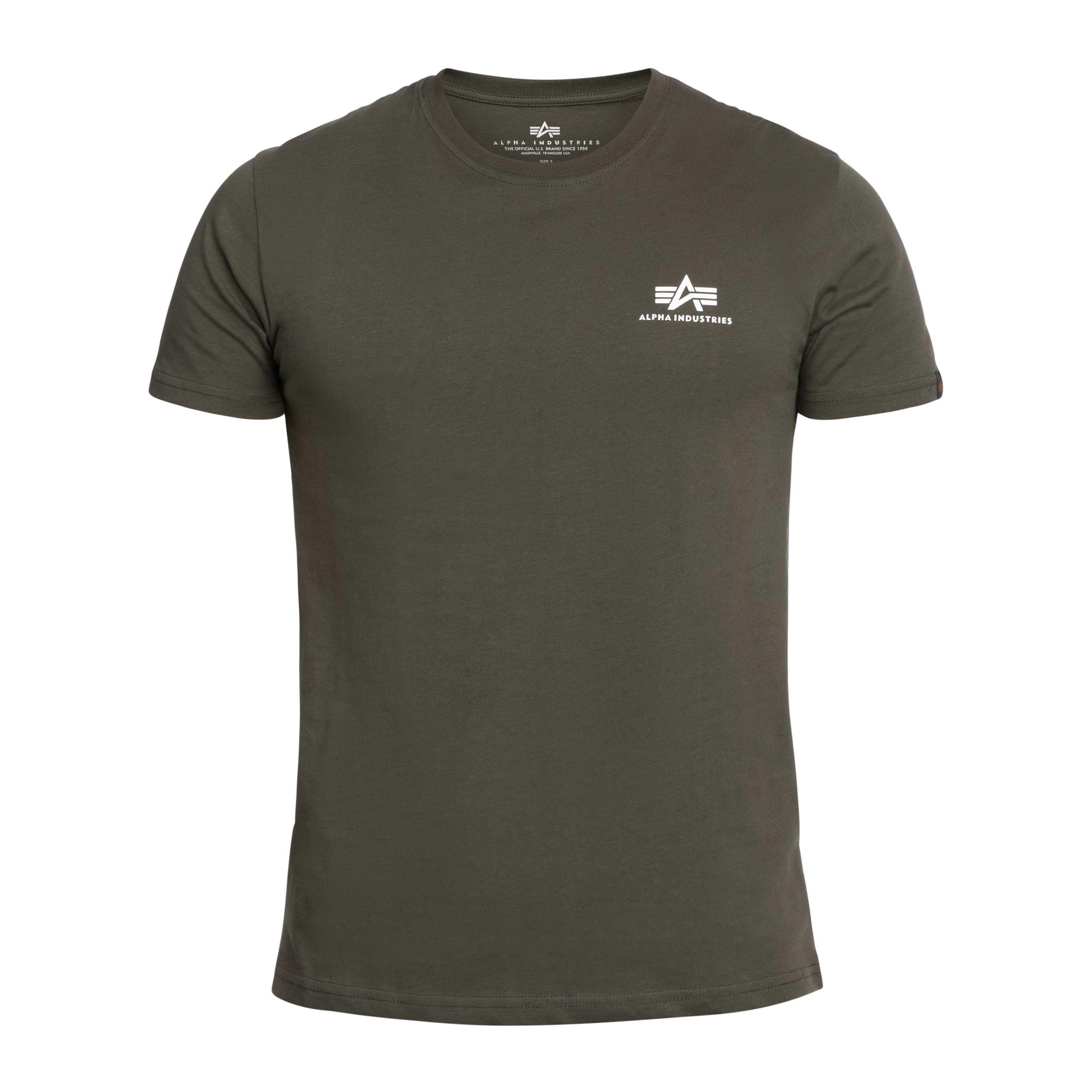 Футболка T-shirt Alpha Industries Backprint - Dark Olive