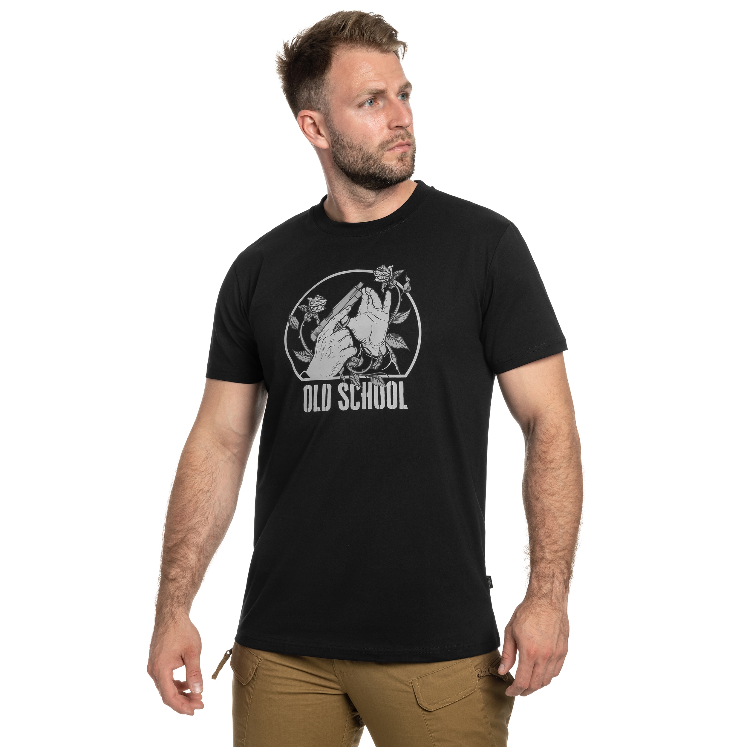 Футболка T-Shirt Helikon Old School - Black