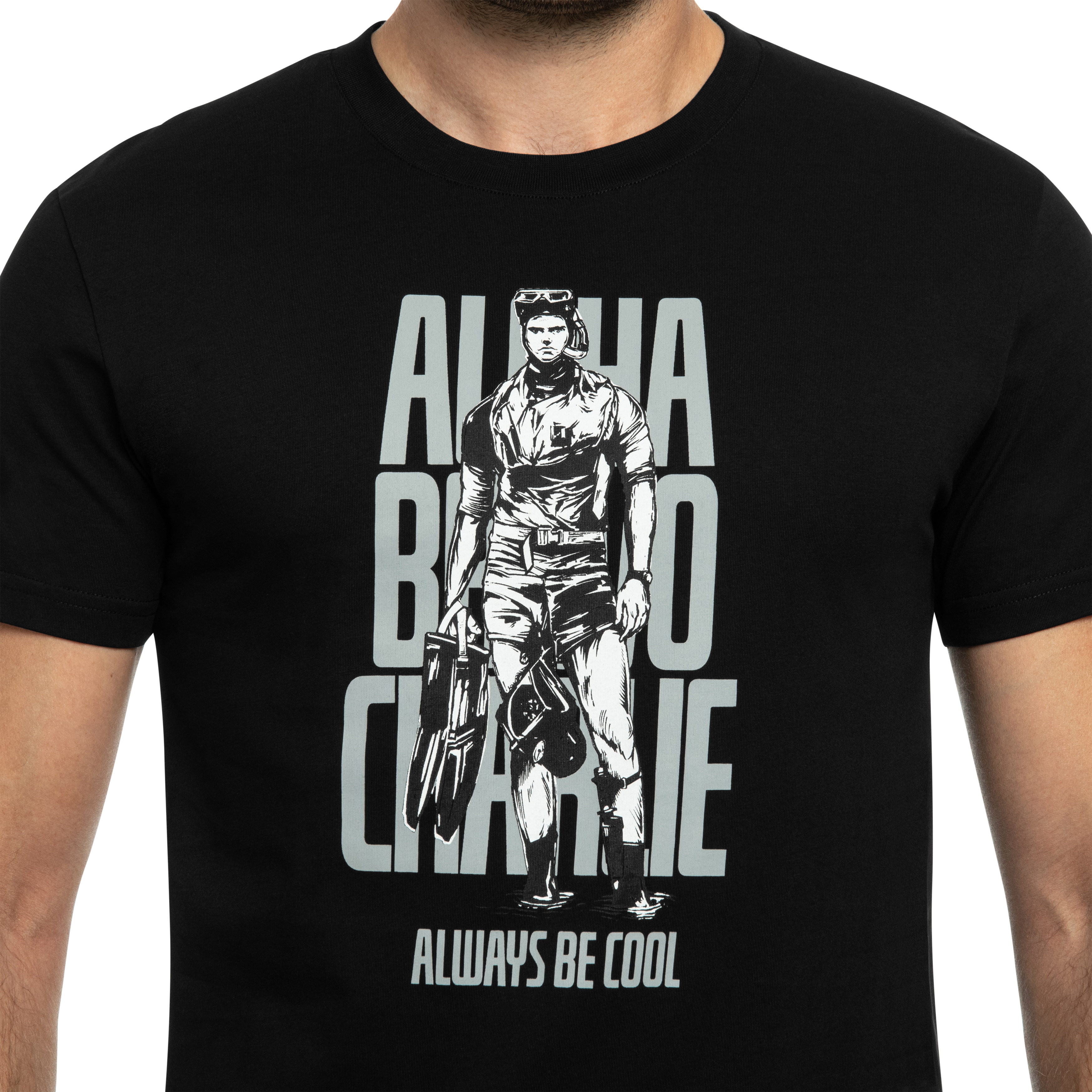 Koszulka T-Shirt Helikon-Tex ABC Alfa Bravo Charlie - Black