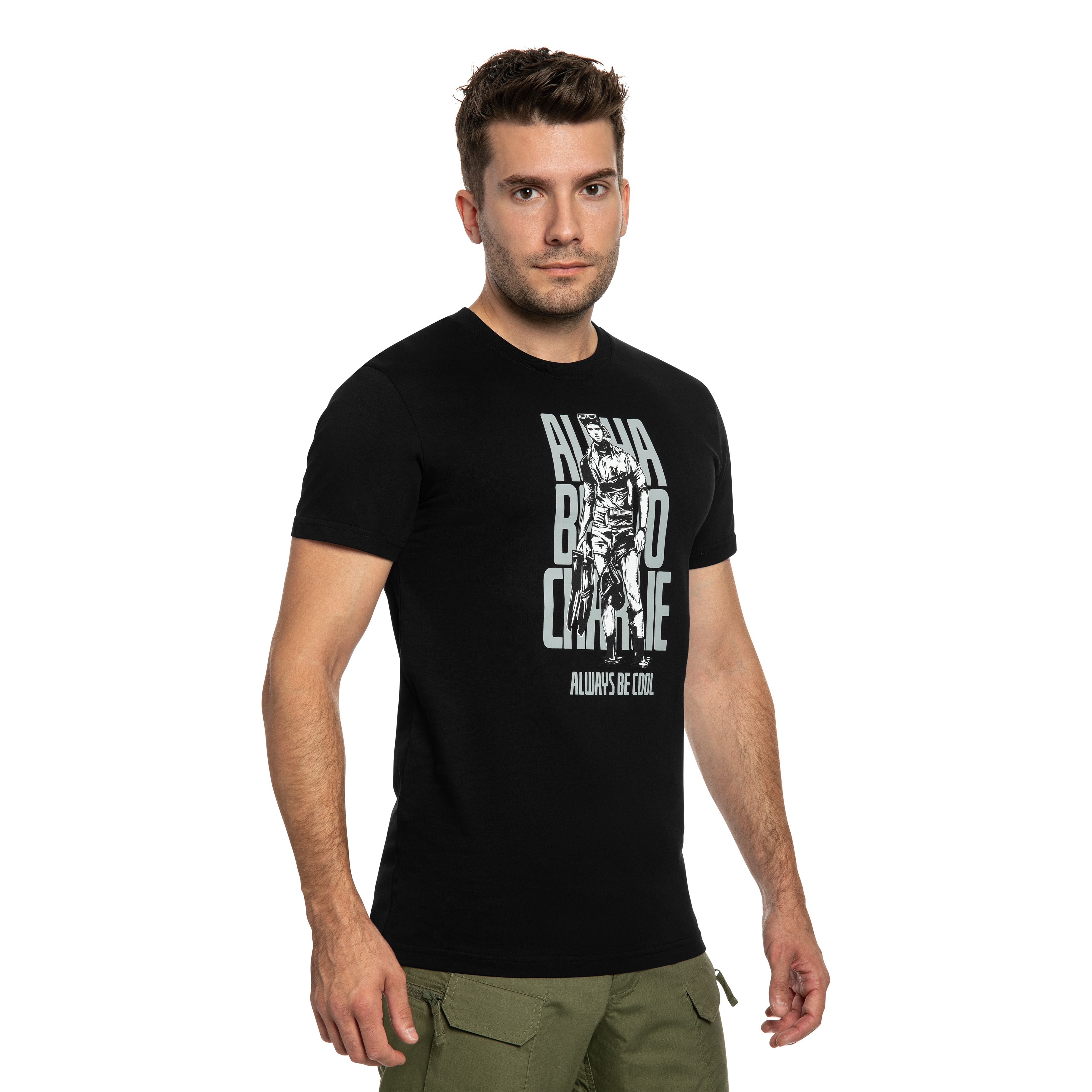 Koszulka T-Shirt Helikon-Tex ABC Alfa Bravo Charlie - Black