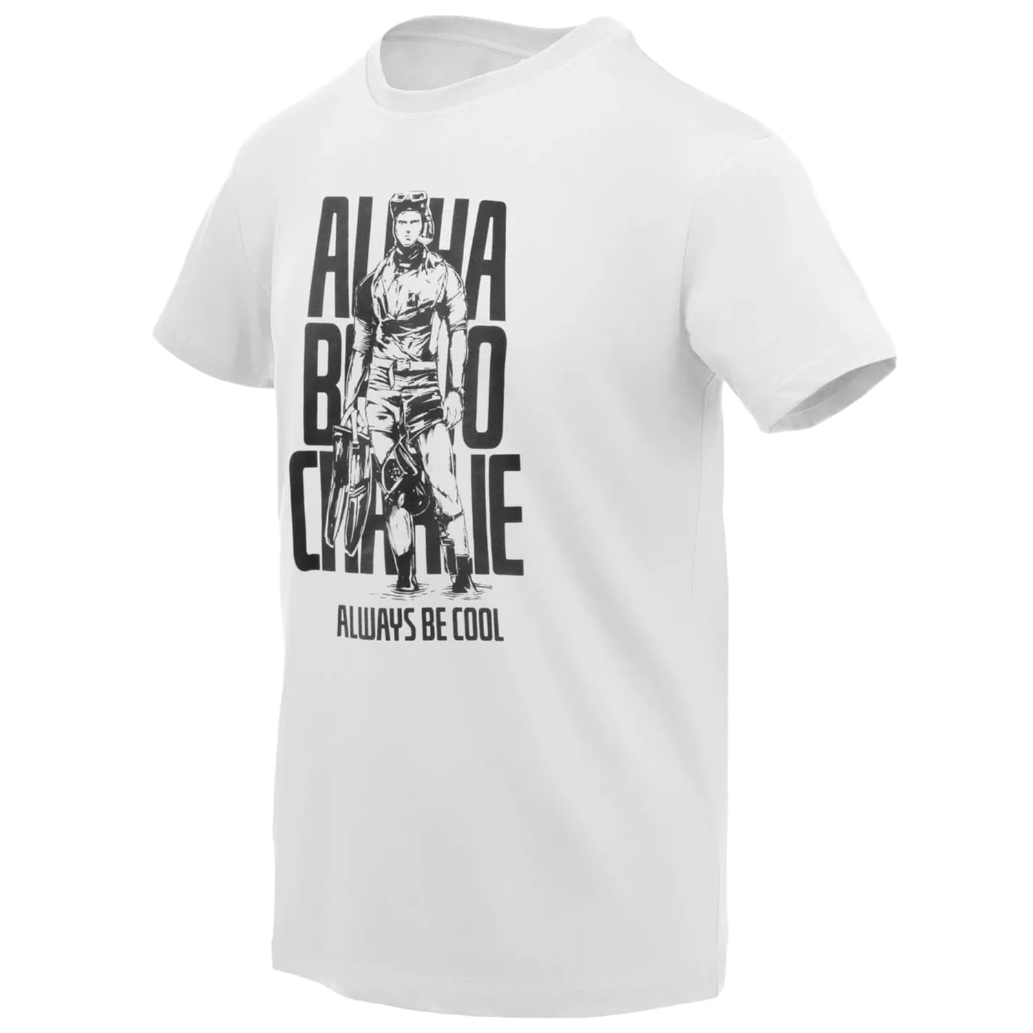Koszulka T-Shirt Helikon ABC Alfa Bravo Charlie - White