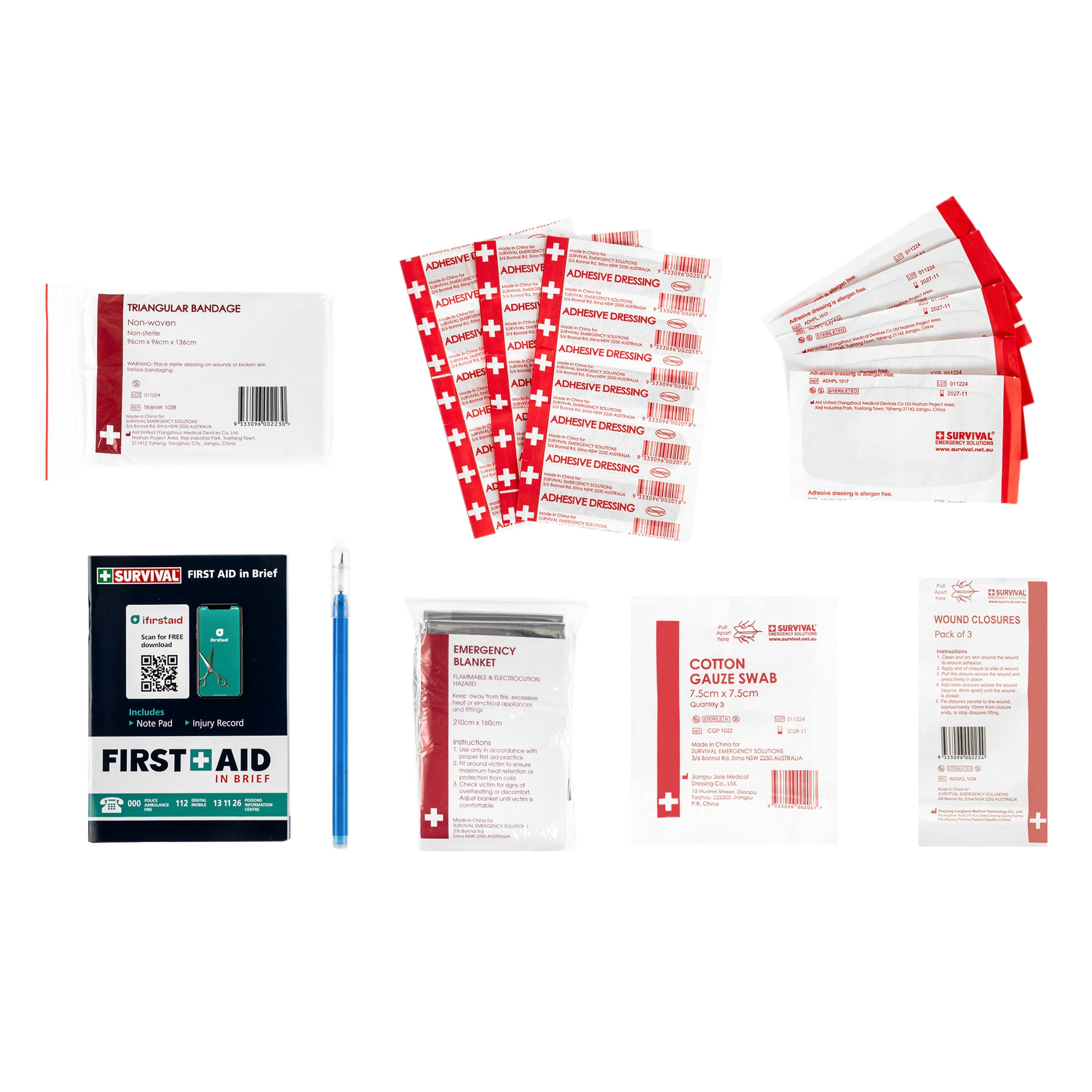 Аптечка Survival Handy First Aid Kit з обладнанням