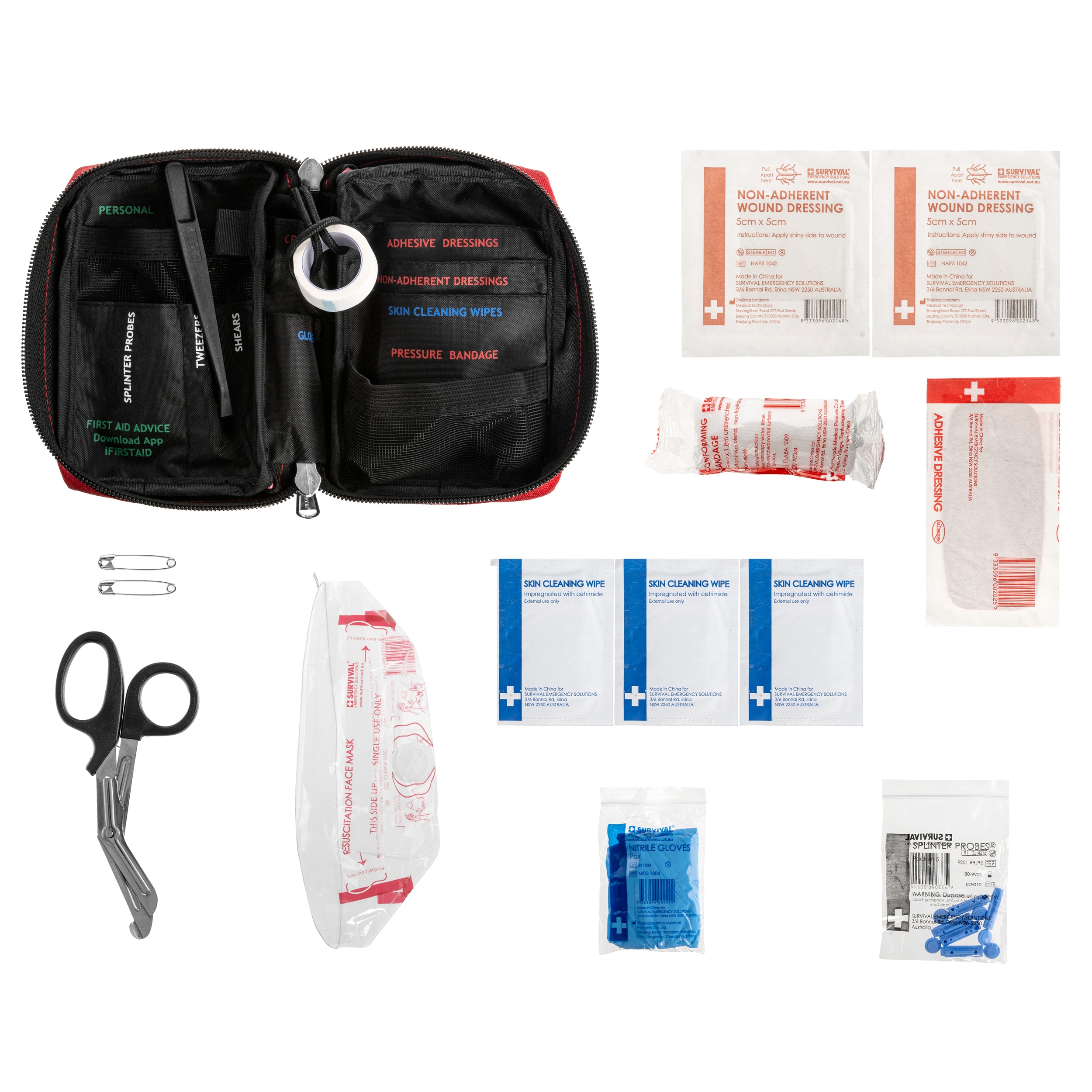 Apteczka Survival Compact First Aid Kit z wyposażeniem