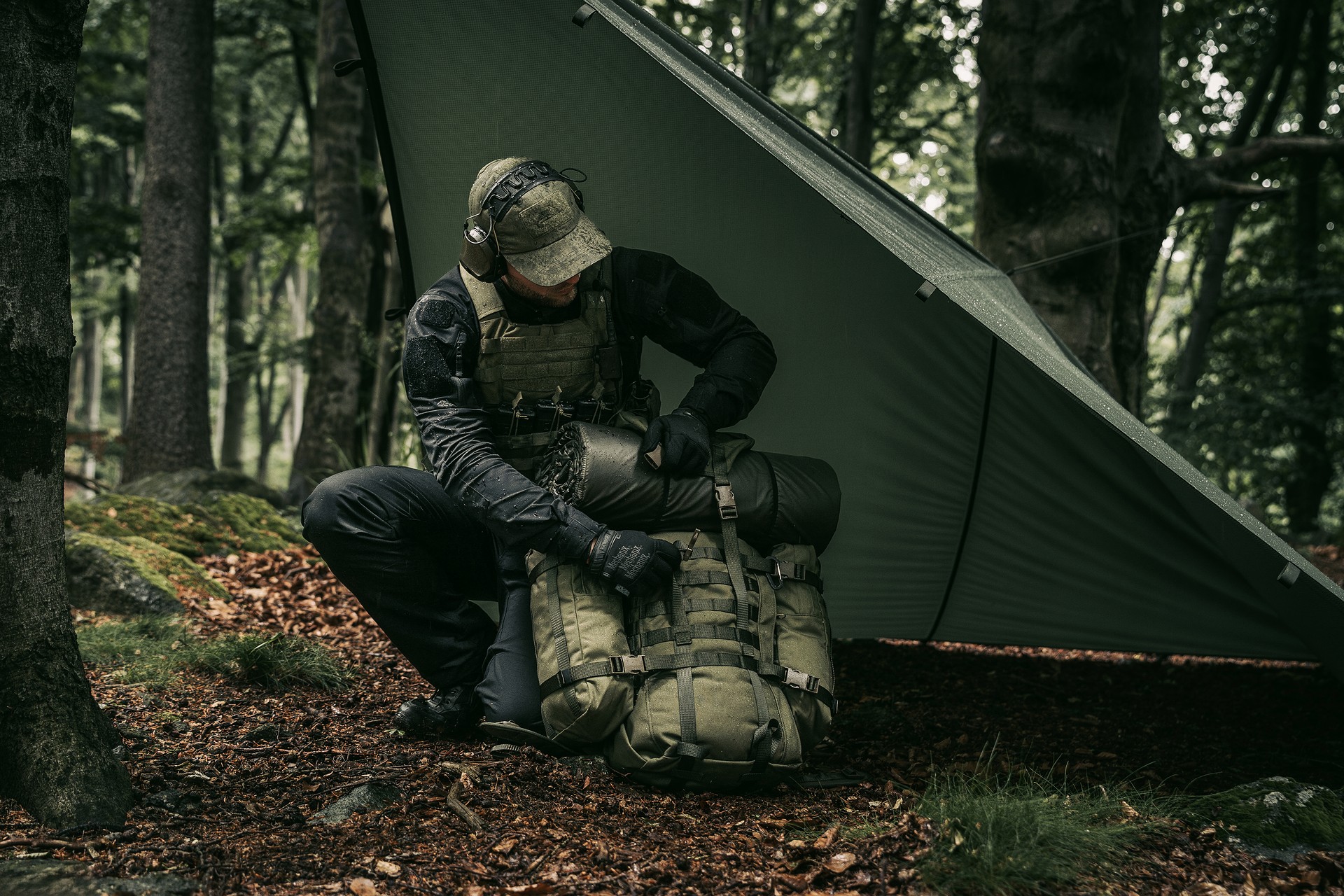 Savotta Jaakari M Backpack 30 l - Green