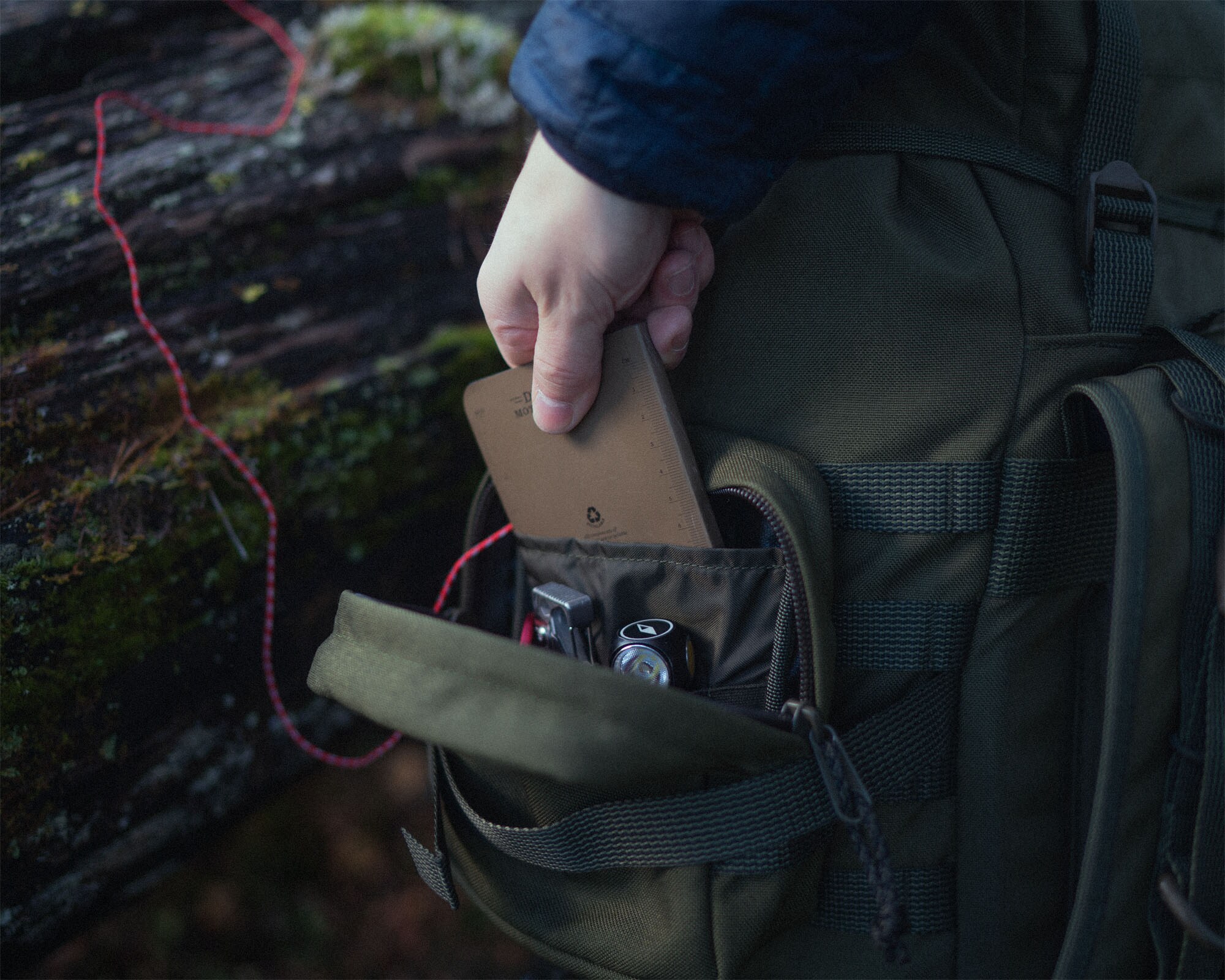 Kieszeń Savotta Zipped GP Pouch 3x3 - Green