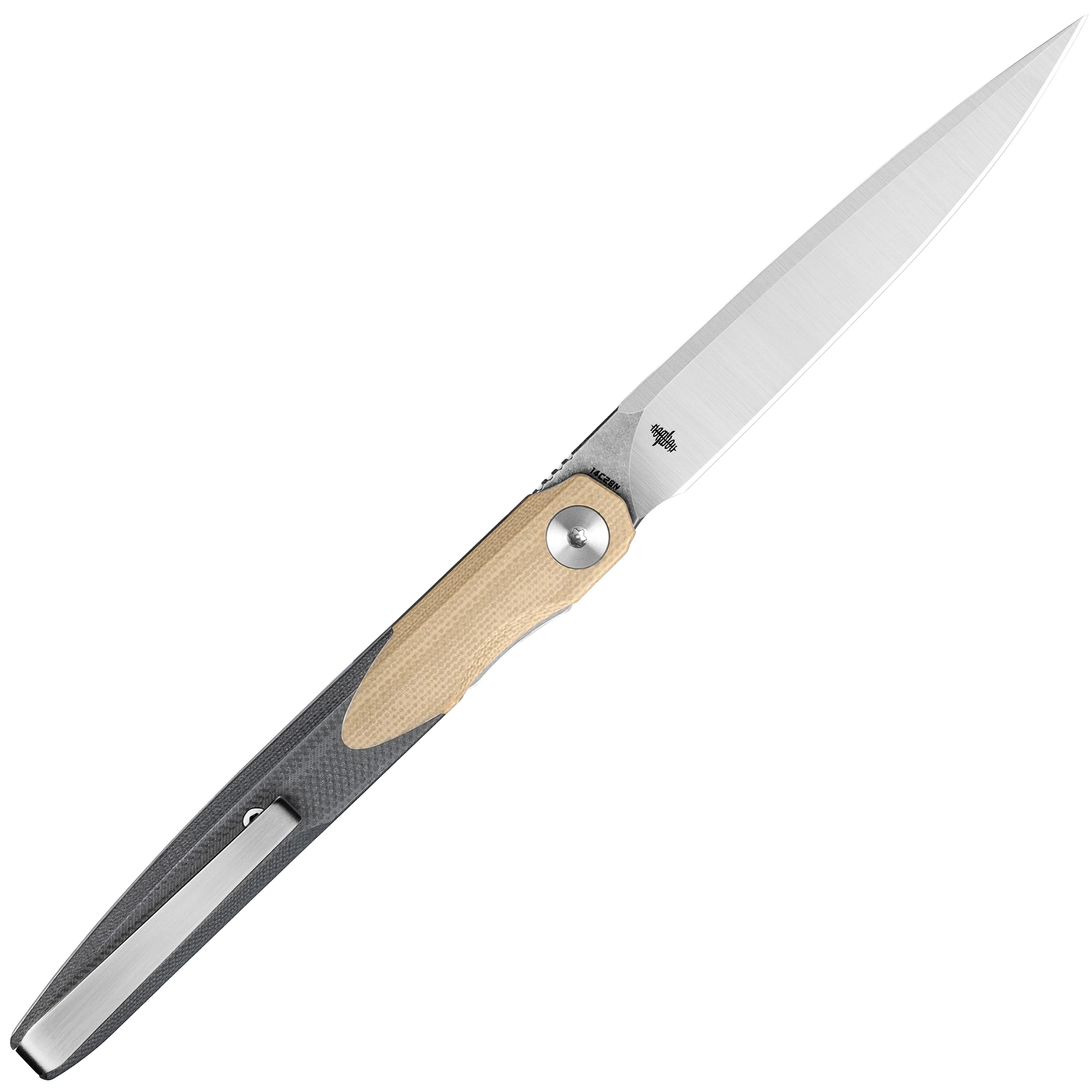 Nóż składany Bestechman Lanza G10 - Black/Coyote