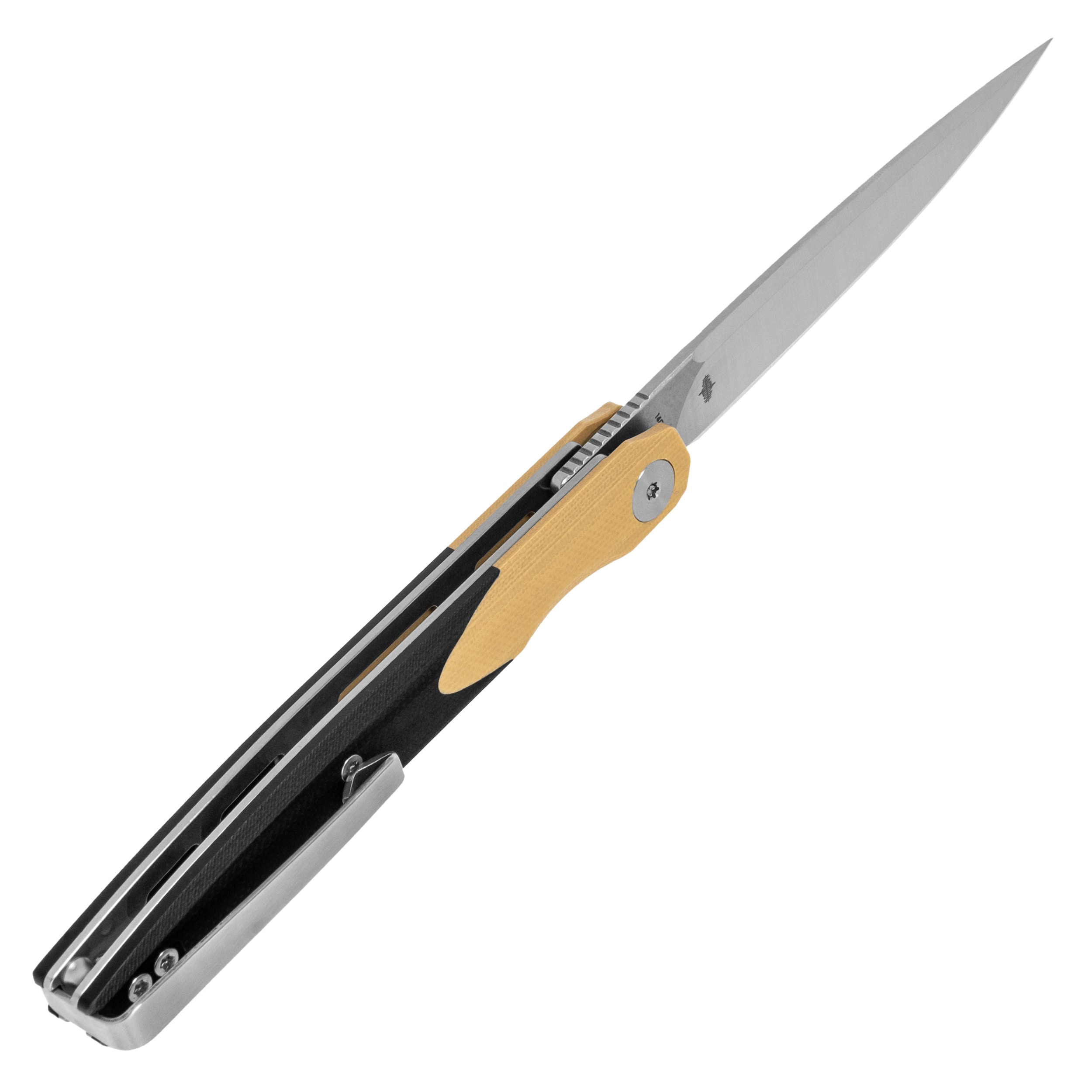 Nóż składany Bestechman Lanza G10 - Black/Coyote
