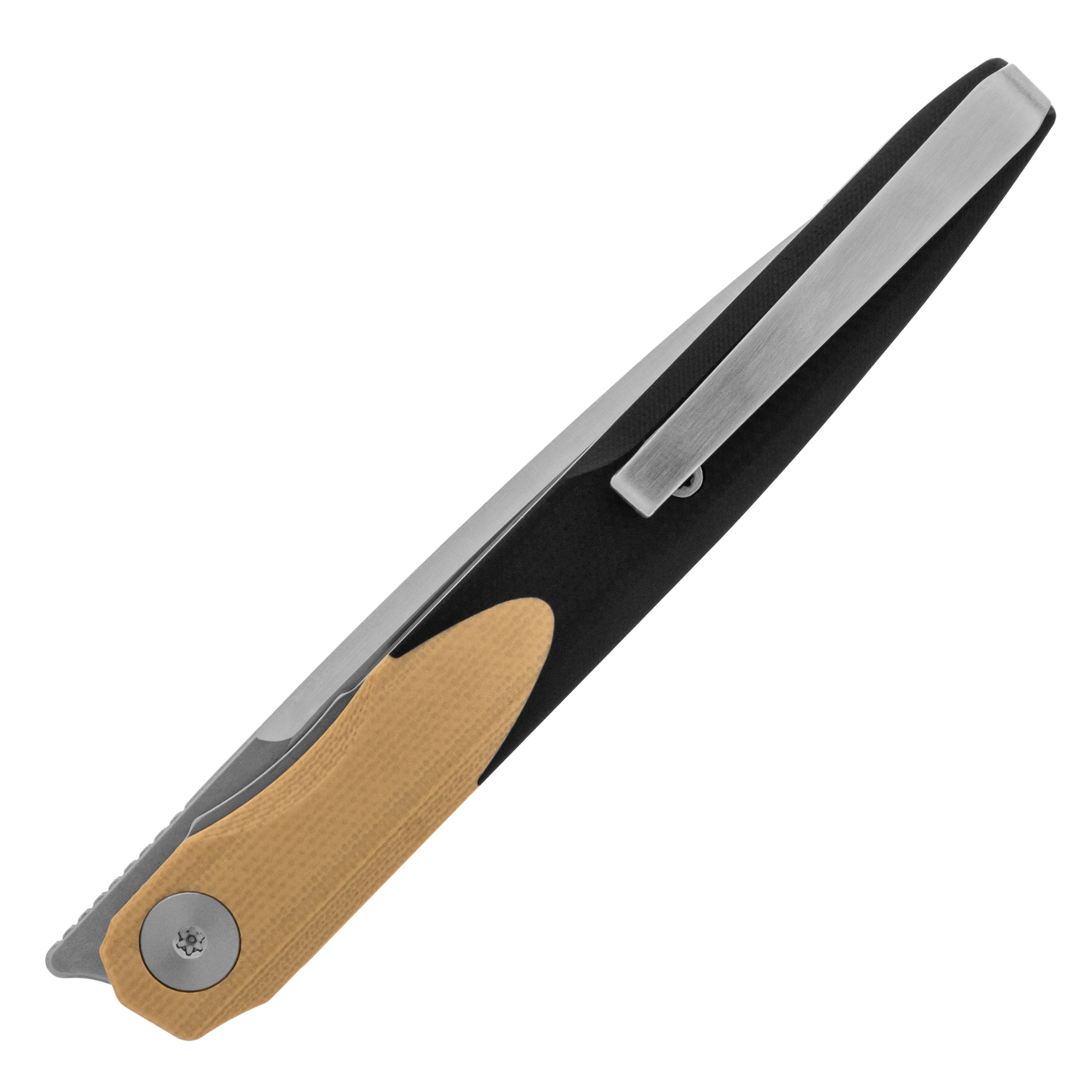 Nóż składany Bestechman Lanza G10 - Black/Coyote