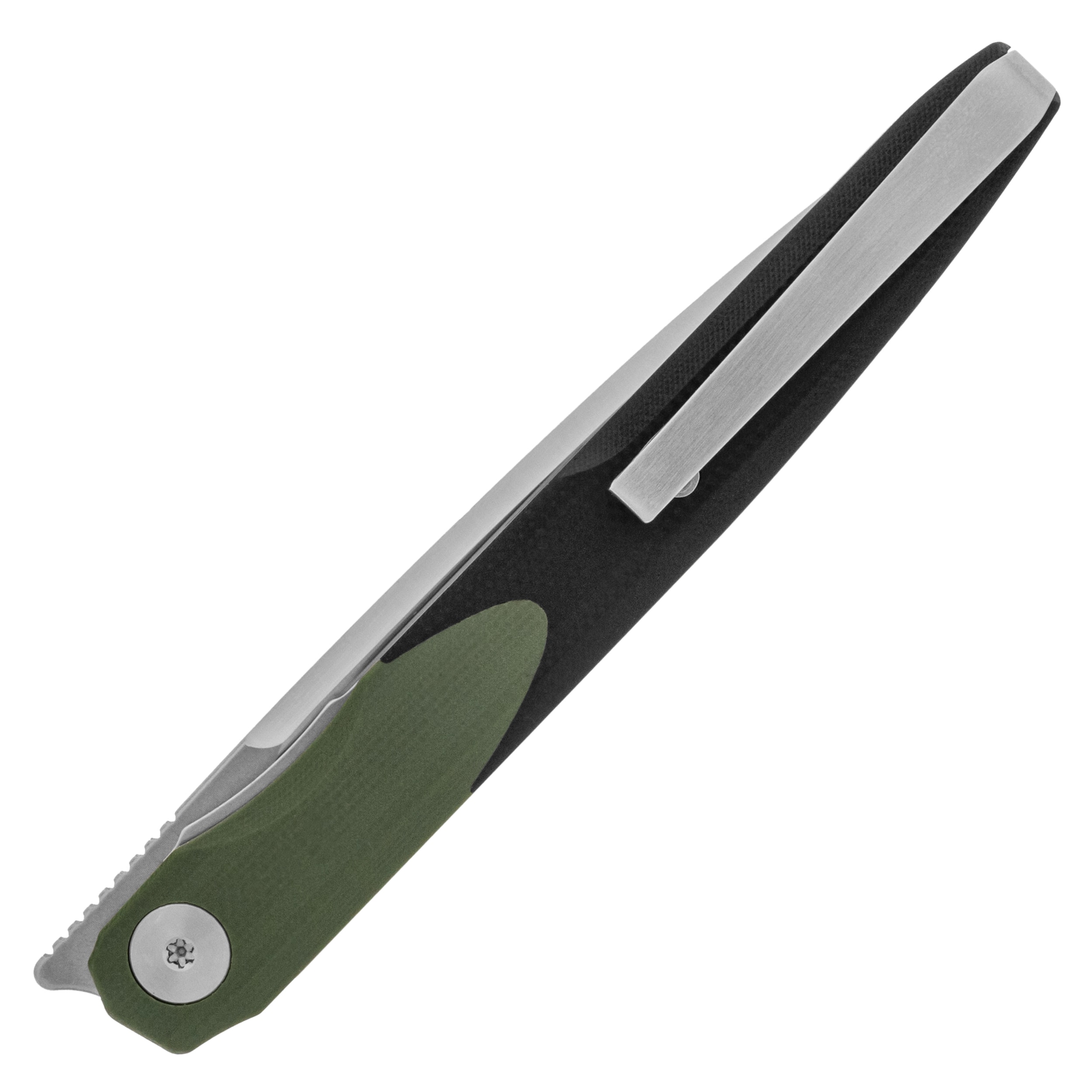 Nóż składany Bestechman Lanza G10 - Black/Olive