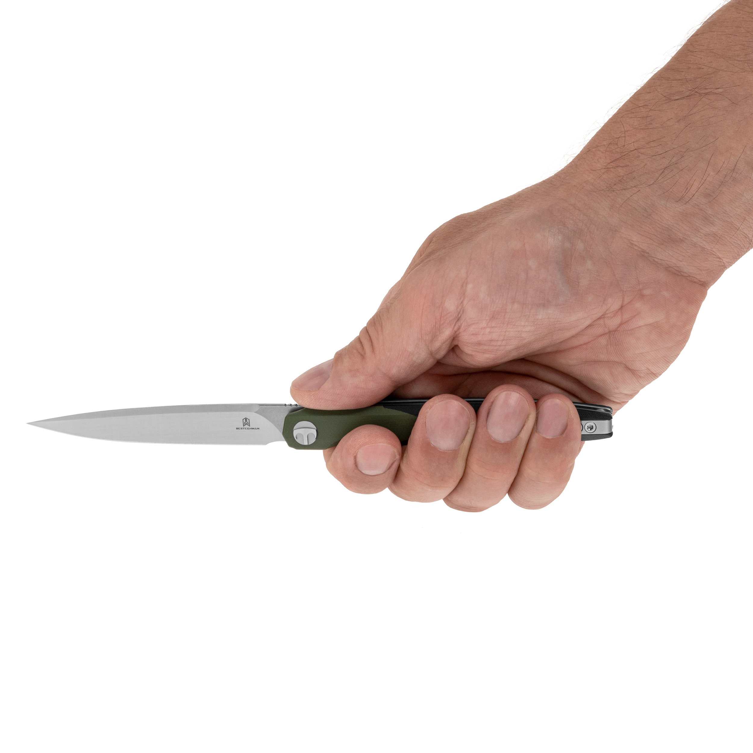 Складаний ніж Bestechman Lanza G10 - Black/Olive