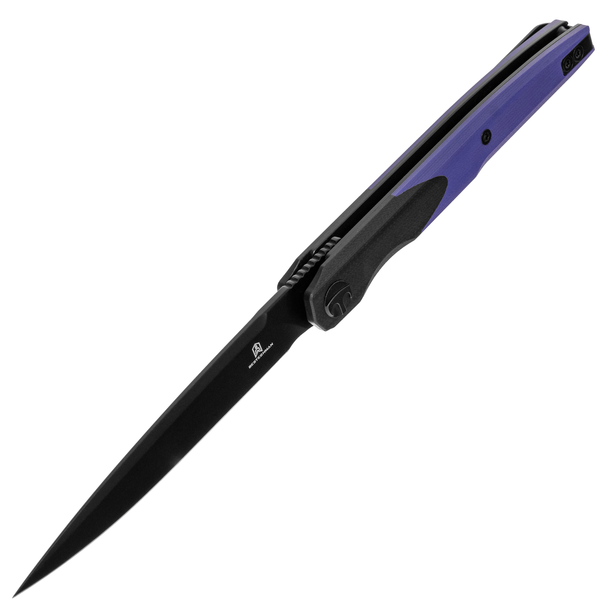 Nóż składany Bestechman Lanza G10 - Purple/Black