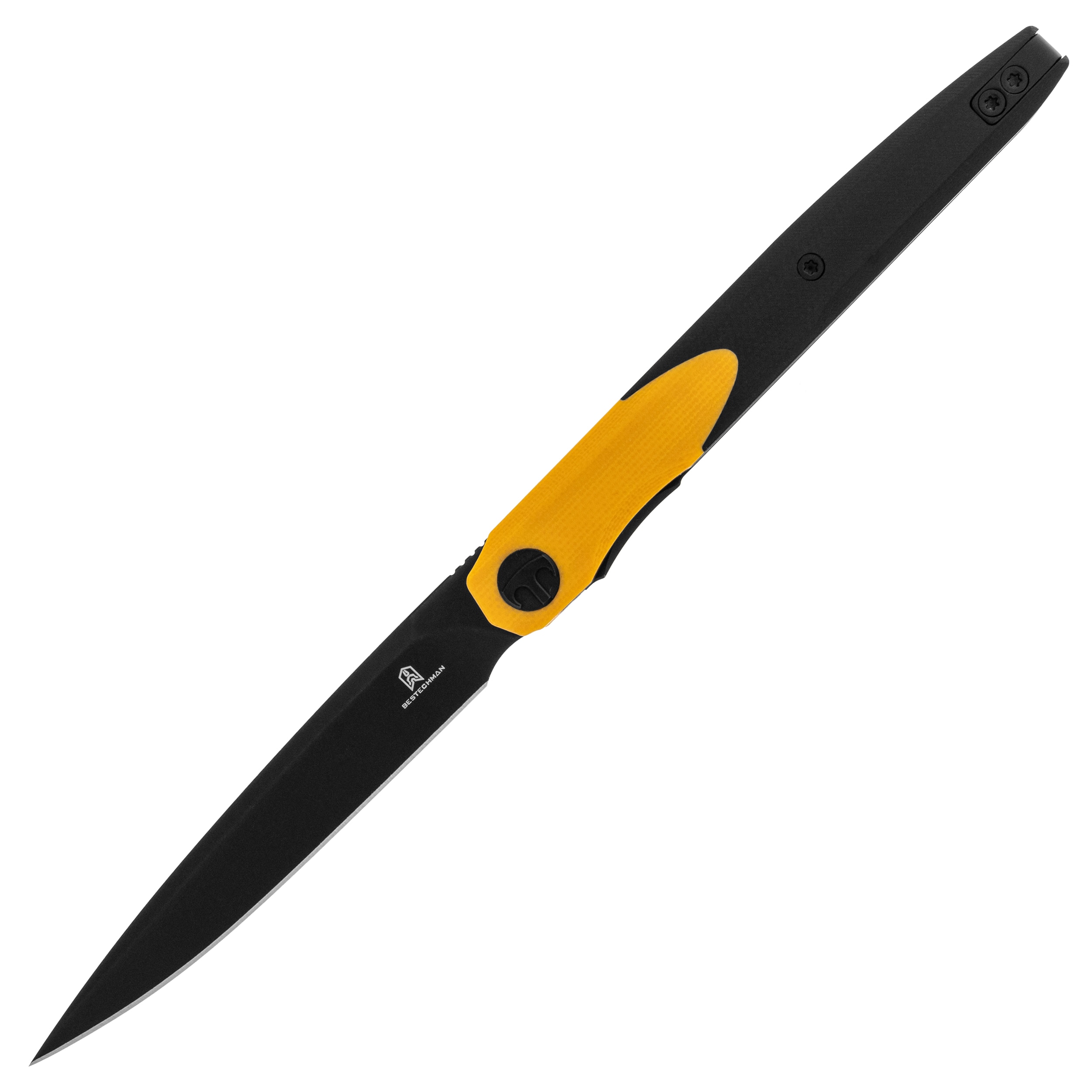 Nóż składany Bestechman Lanza G10 - Black/Yellow
