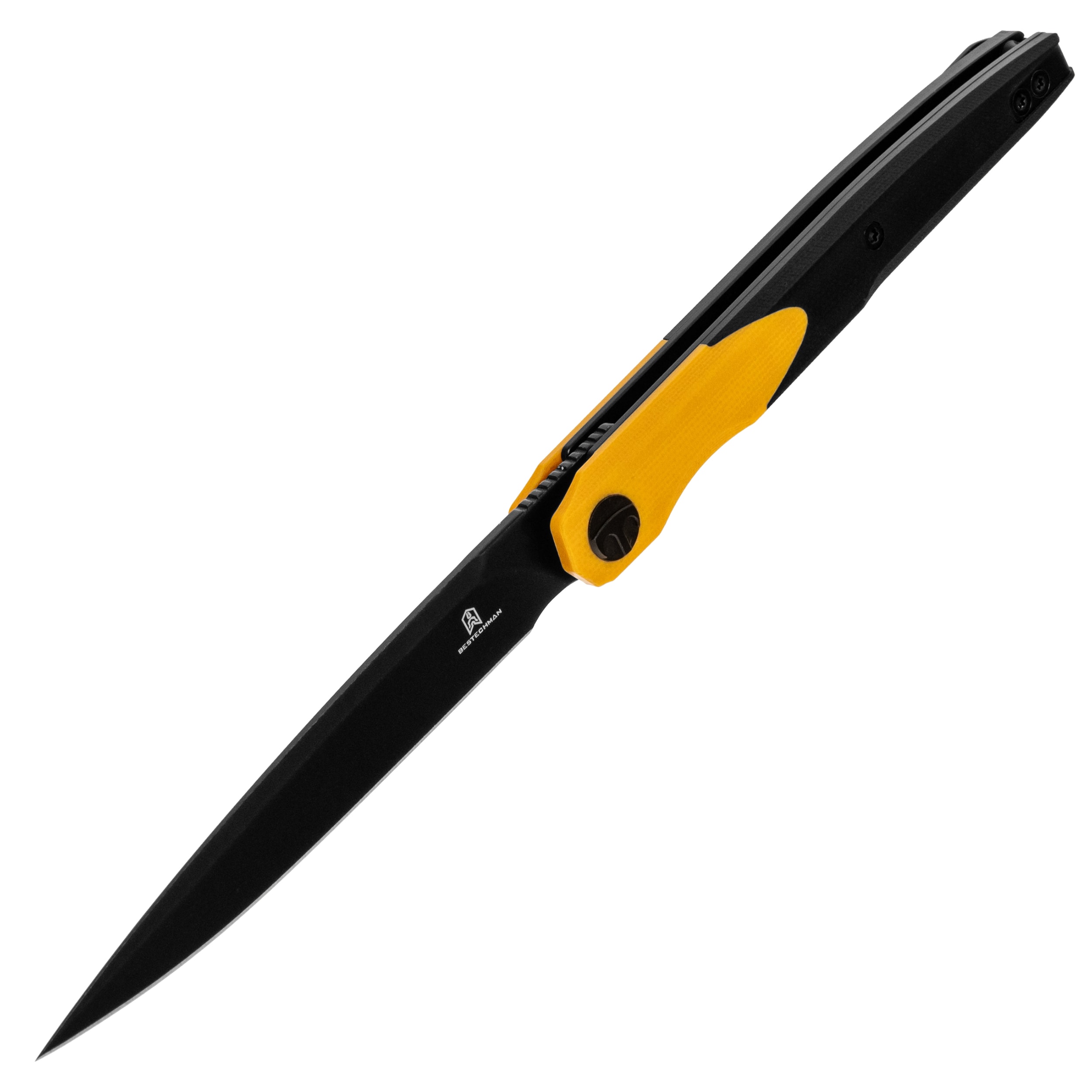 Nóż składany Bestechman Lanza G10 - Black/Yellow