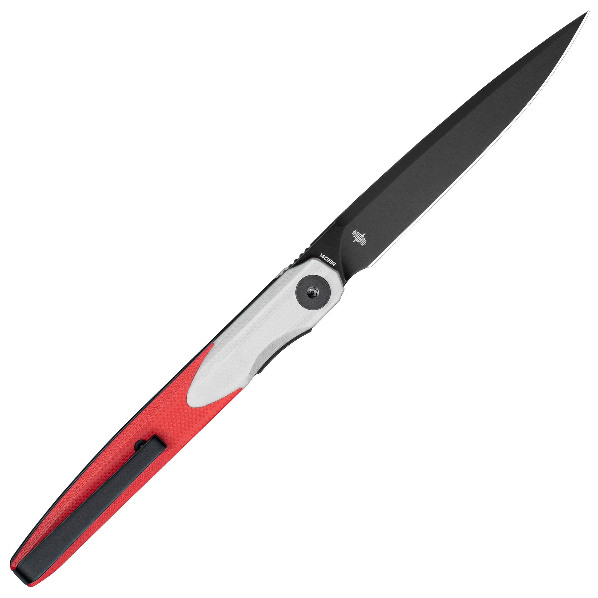 Nóż składany Bestechman Lanza G10 - Red/White
