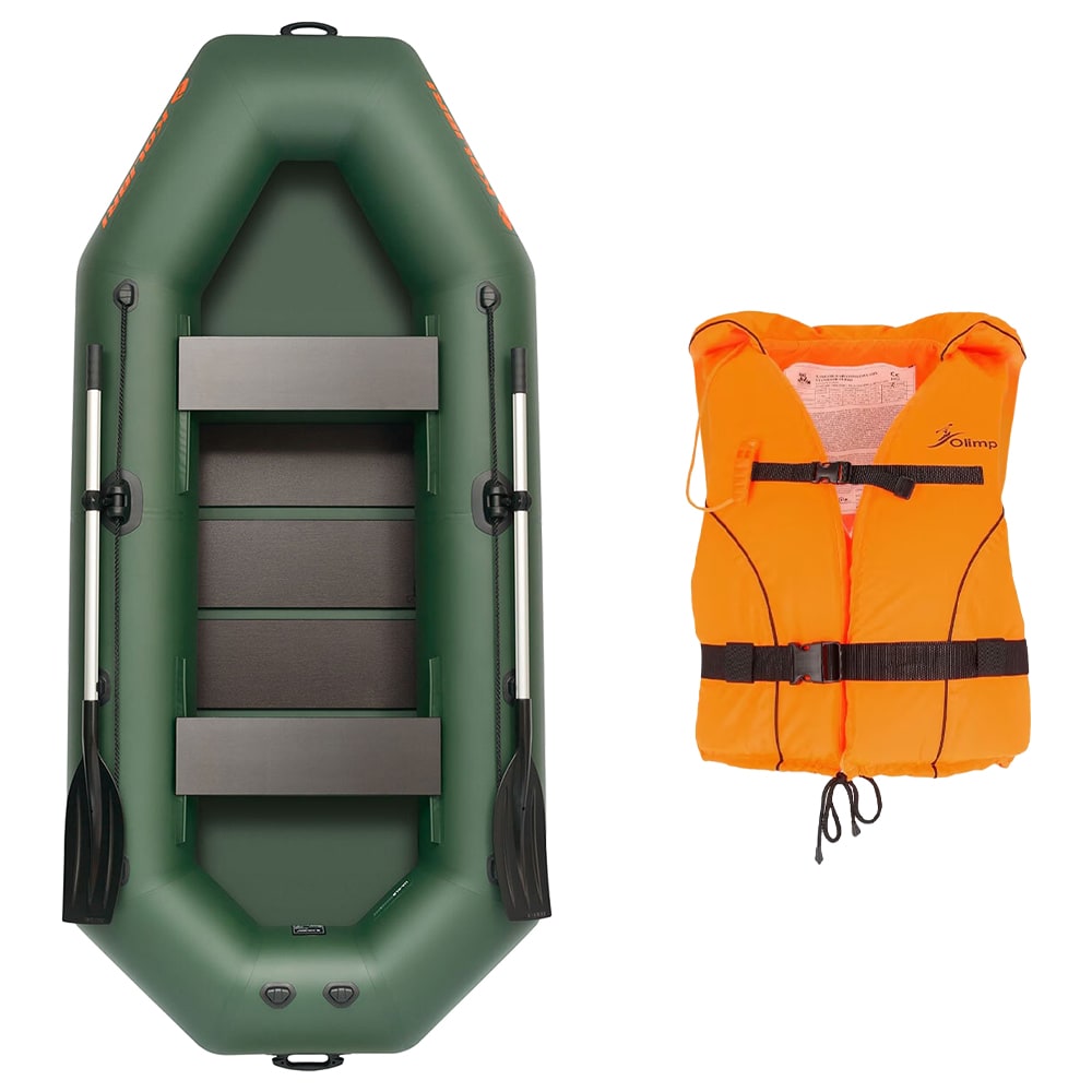 Ponton Kolibri K-280TL z podłogą rolowaną + Kamizelka ratunkowa Olimp Standard 100N - zestaw