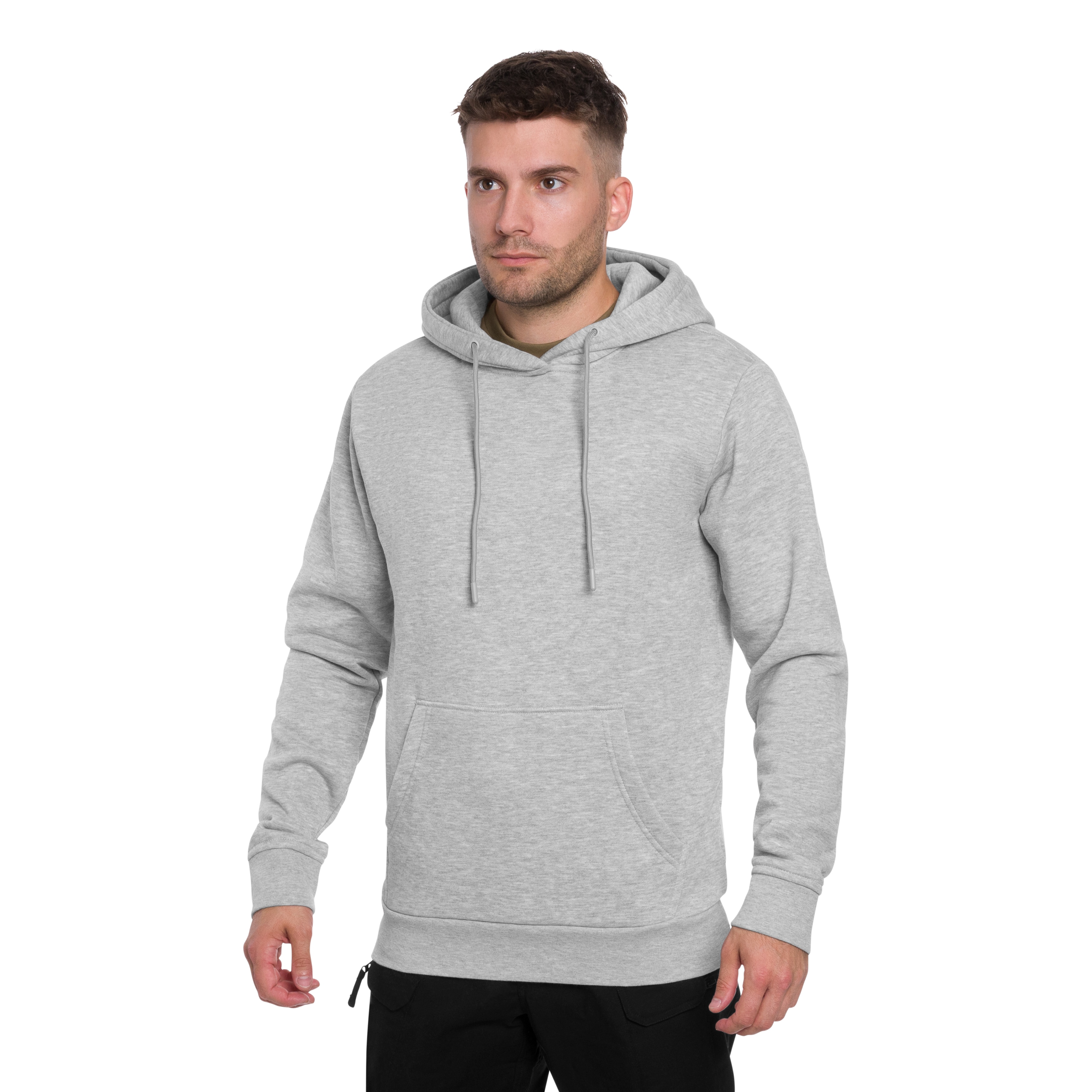 Кофта Brandit Tom Sweathoody - Grey Melange