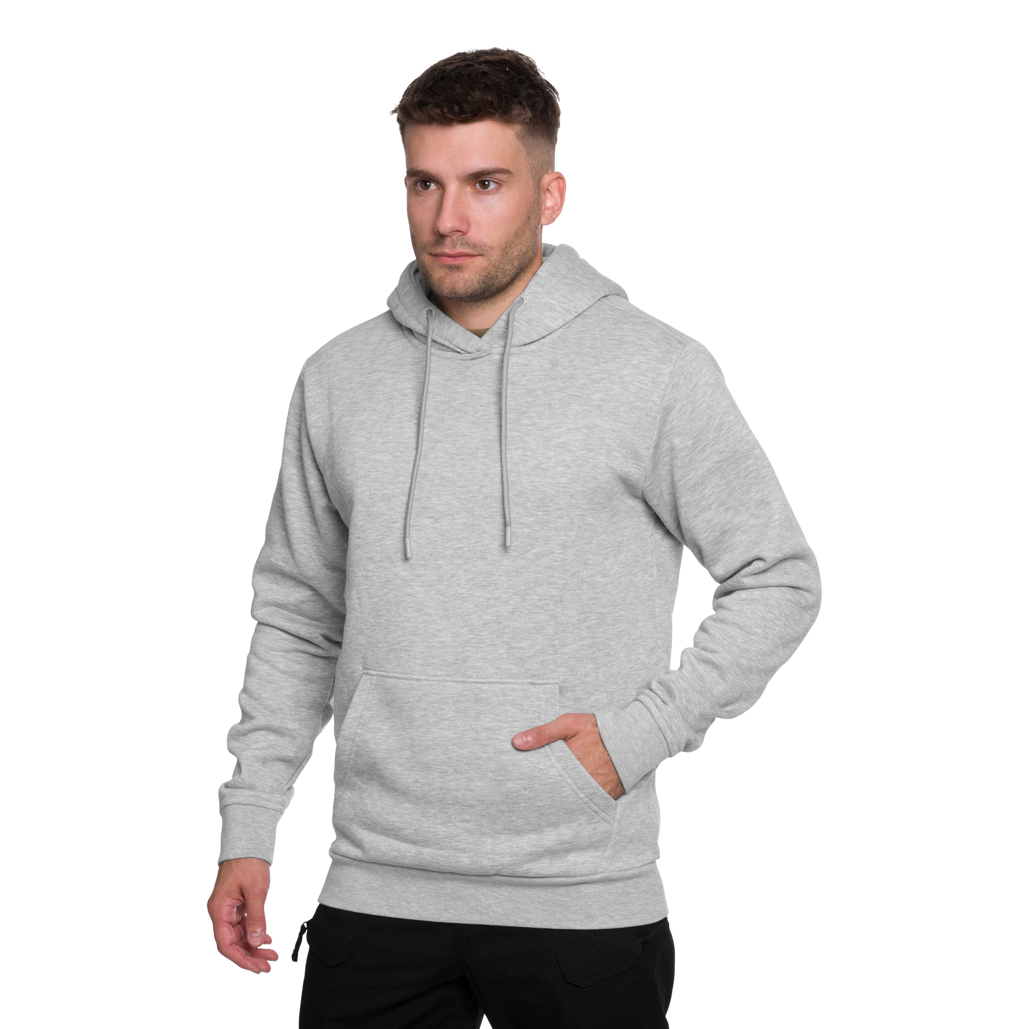 Кофта Brandit Tom Sweathoody - Grey Melange
