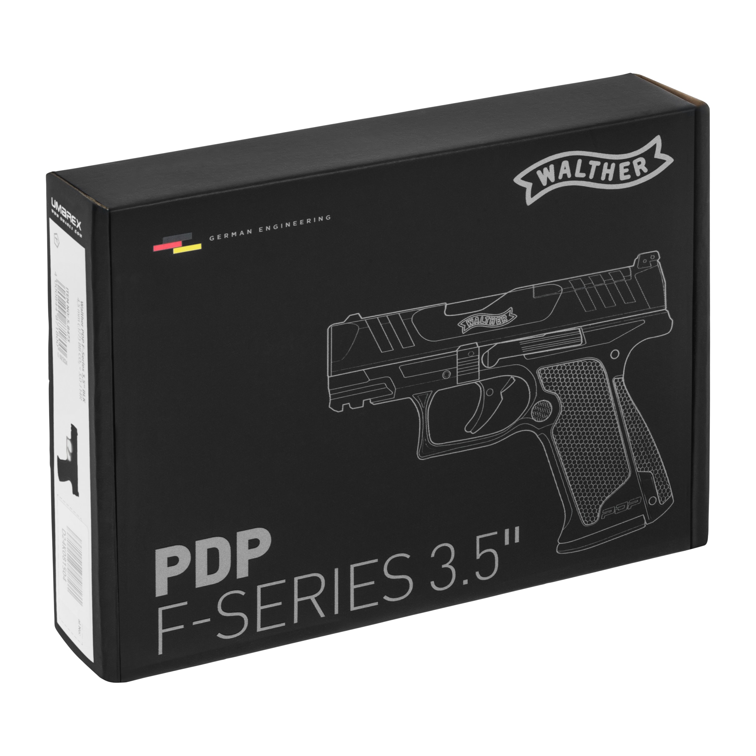Wiatrówka Umarex Walther PDP F-Series GNB 4,5 mm - Black