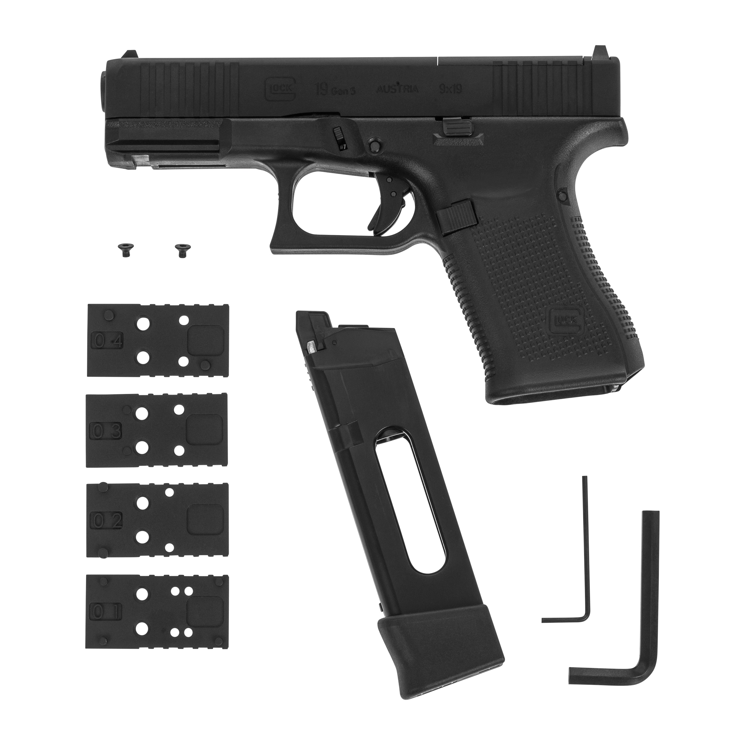 Пневматичний пістолет Umarex Glock 19 gen.5 MOS GBB 4,5 мм - Black