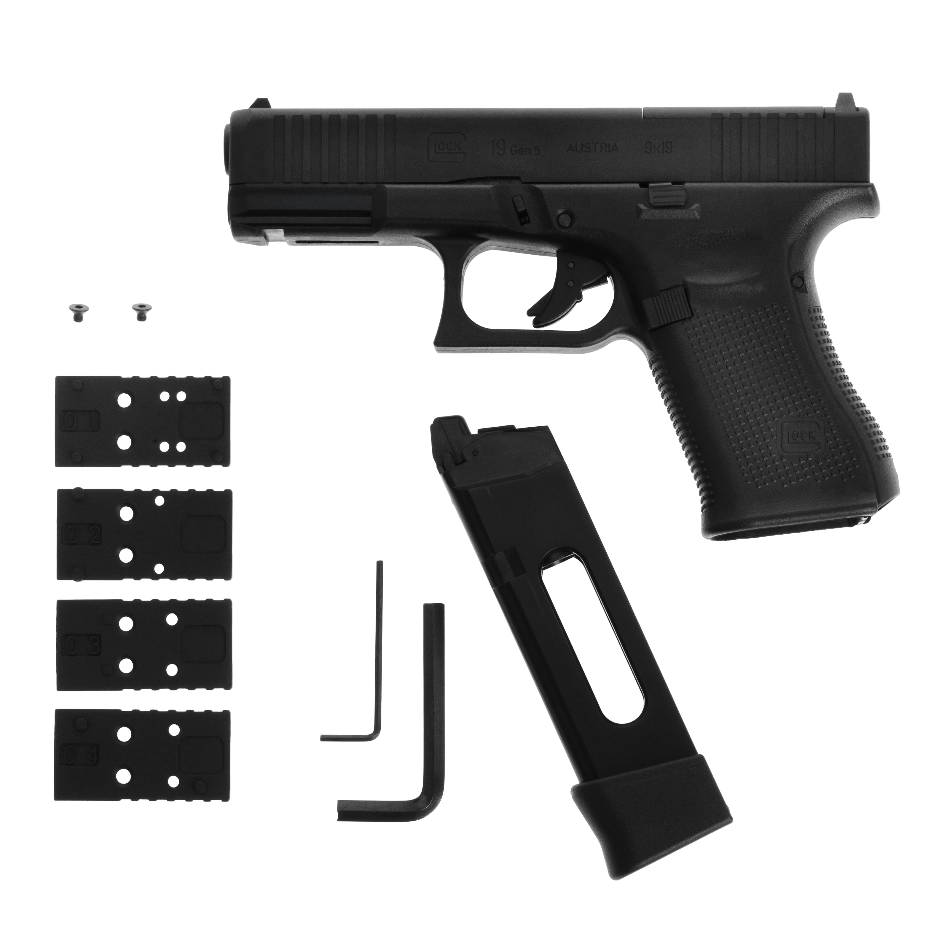 Пістолет GBB Umarex Glock 19 gen.5 MOS CO2 - Black