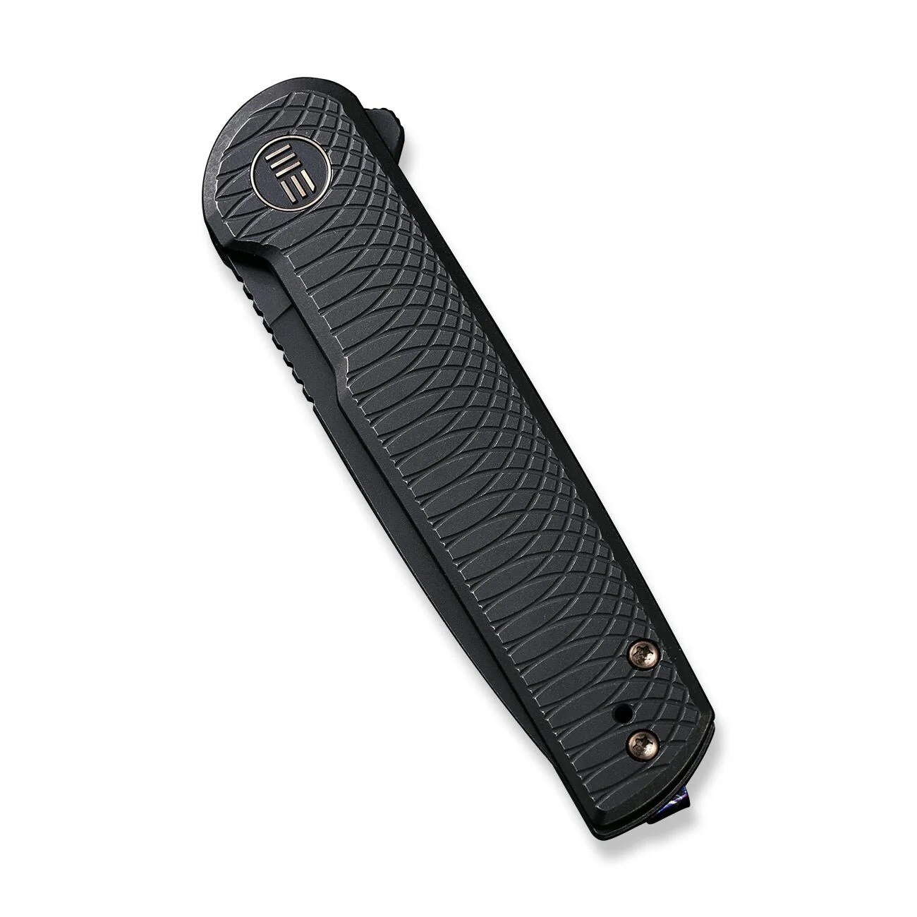 Nóż składany We Knife Charith Ripple Titanium - Black