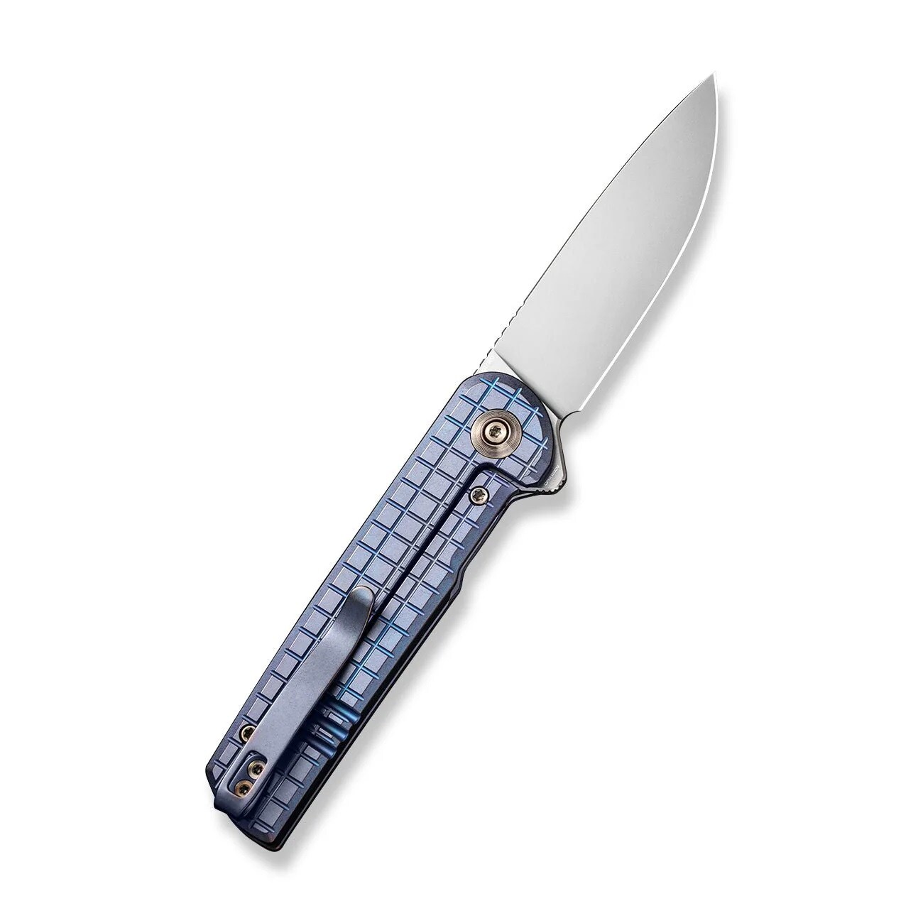 Nóż składany We Knife Charith Frag Titanium - Blue