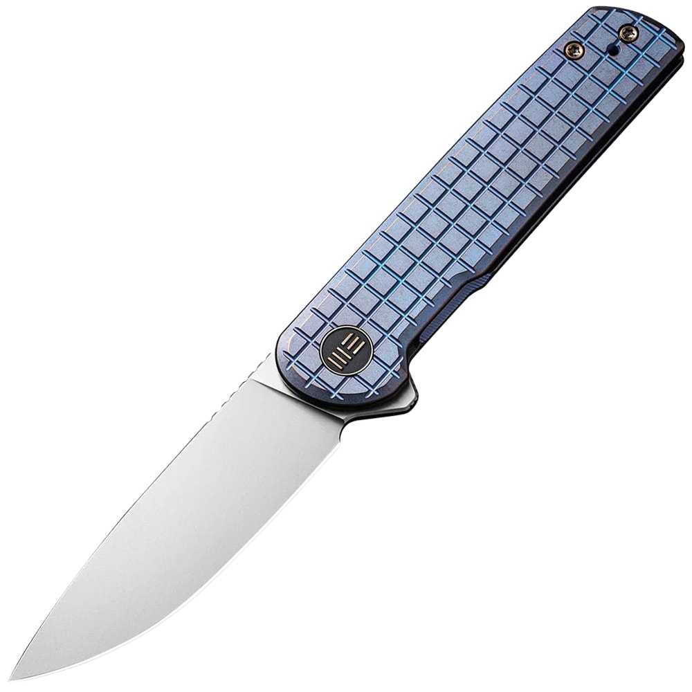 Nóż składany We Knife Charith Frag Titanium - Blue