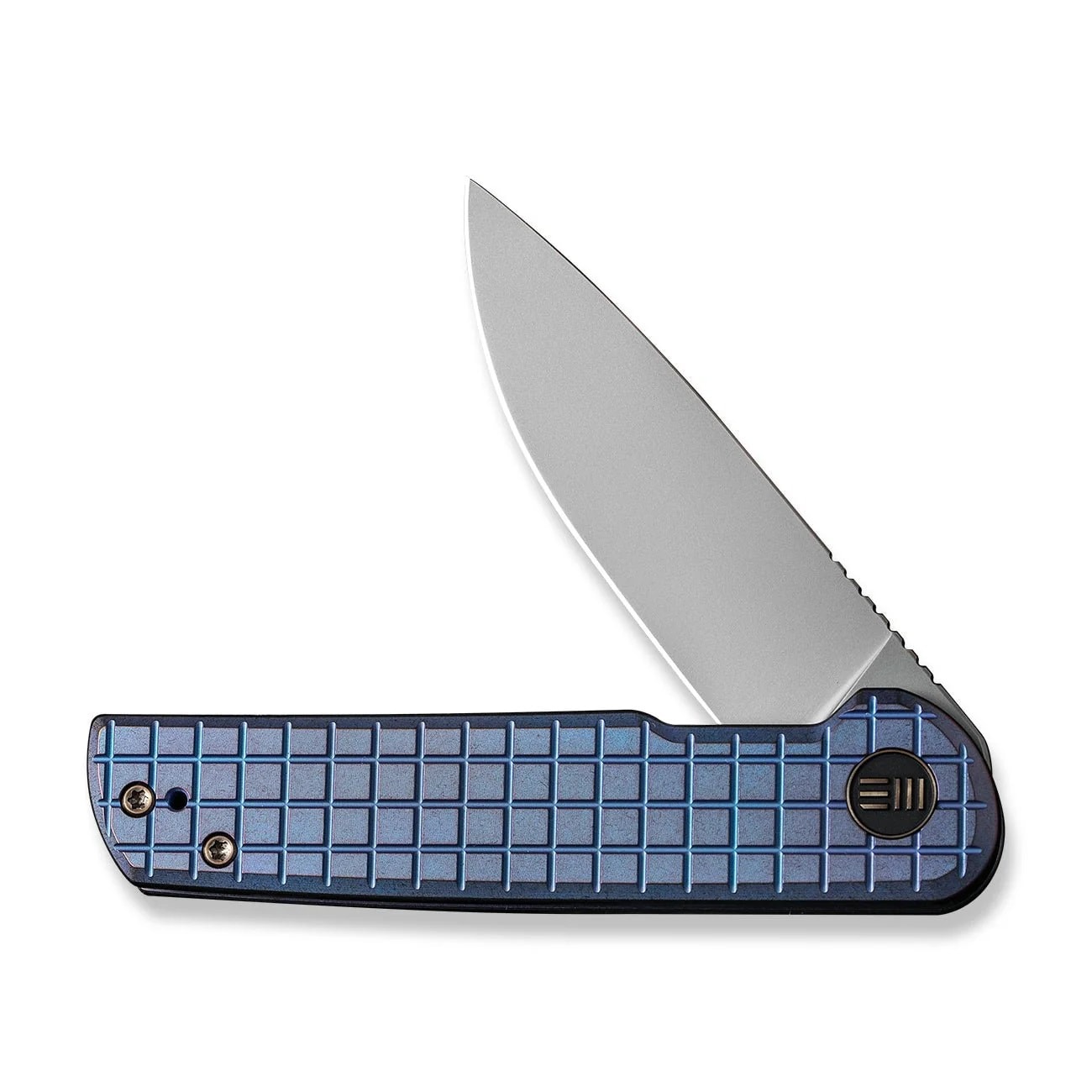 Nóż składany We Knife Charith Frag Titanium - Blue