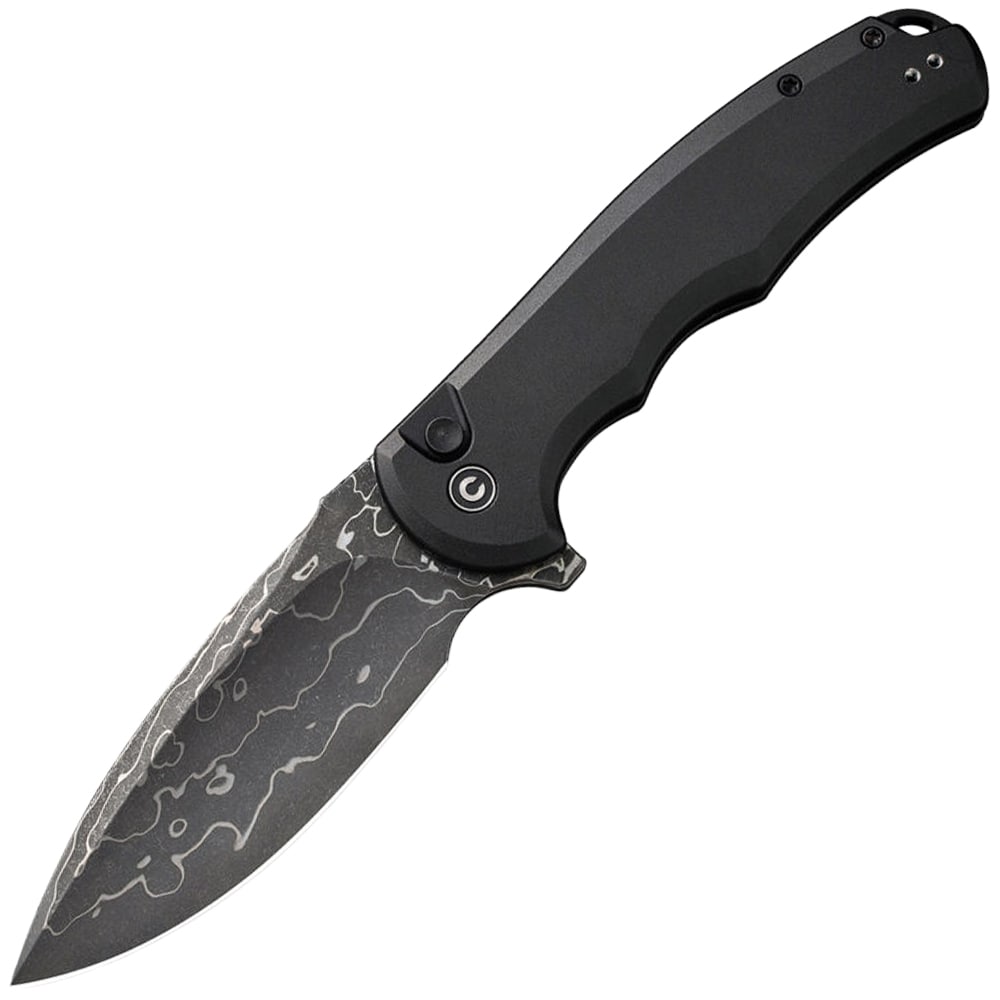 Nóż składany Civivi Praxis Aluminium - Black Damascus