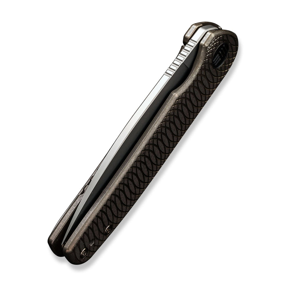Nóż składany WE Knife Shakan Titanium - Golden