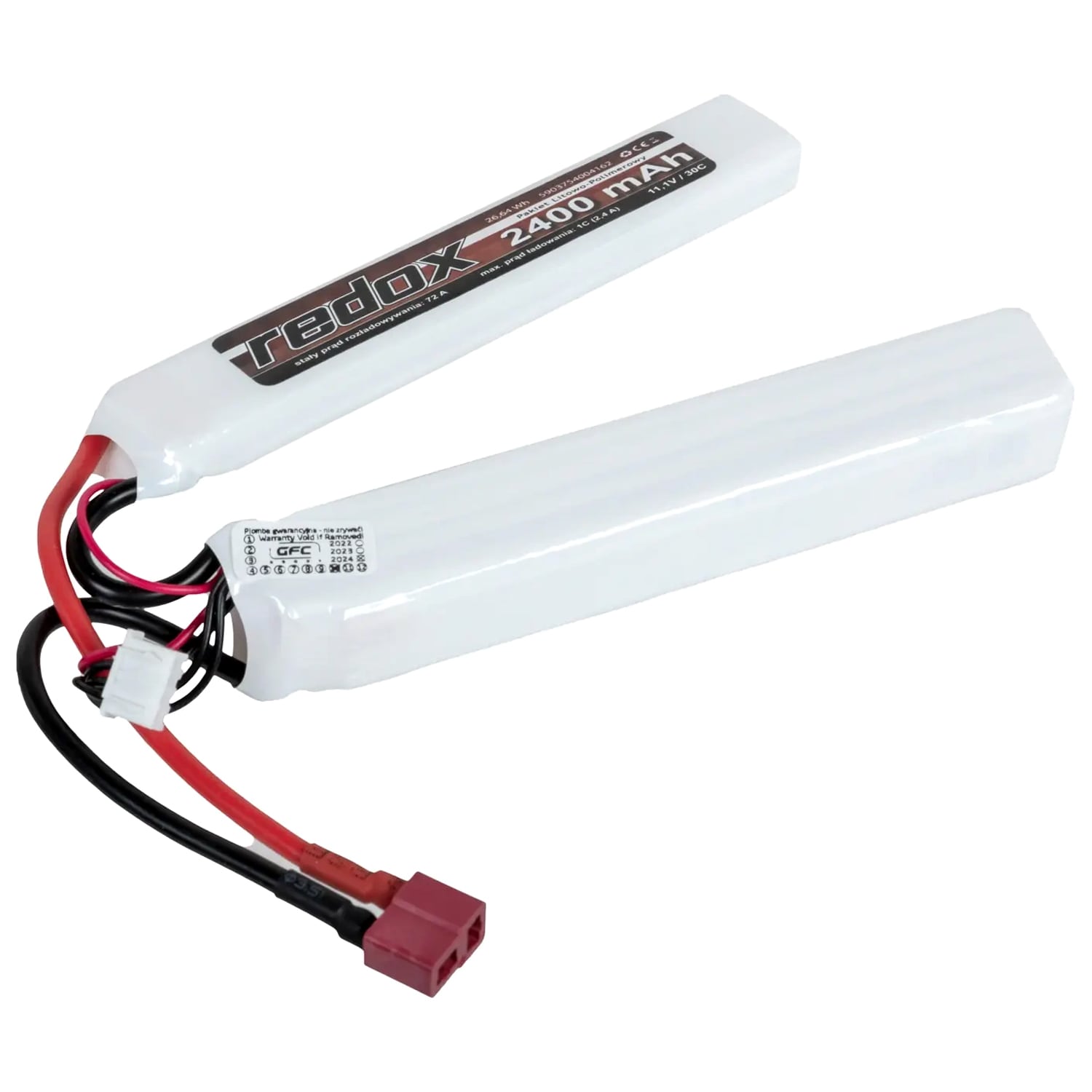 Akumulator ASG Redox Li-Po 11,1 V 2400 mAh 30C - Deans