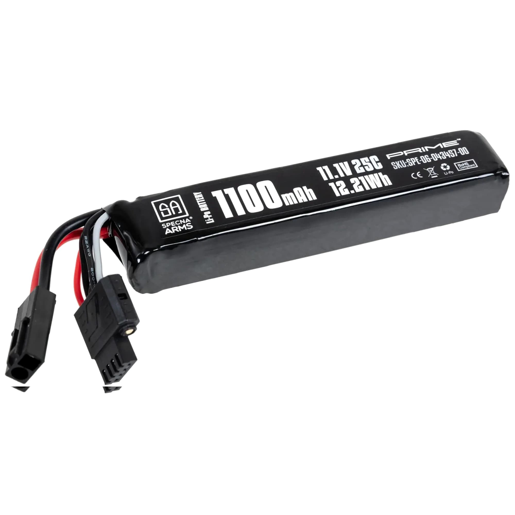Akumulator ASG Specna Arms x Gens Ace Li-Po 11,1 V 1100 mAh G-Tech 25C - Tamiya mała