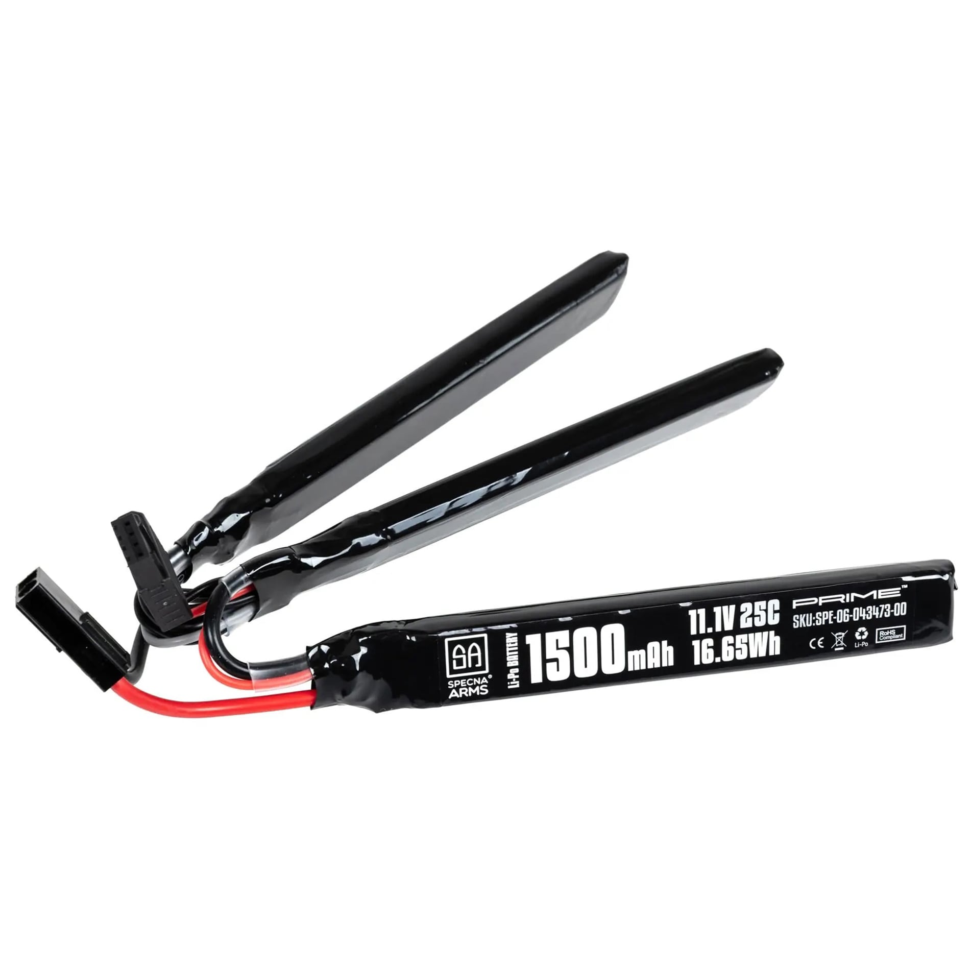 Akumulator ASG Specna Arms x Gens Ace Li-Po 11,1 V 1500 mAh 3-modułowy G-Tech 25C - Tamiya mała