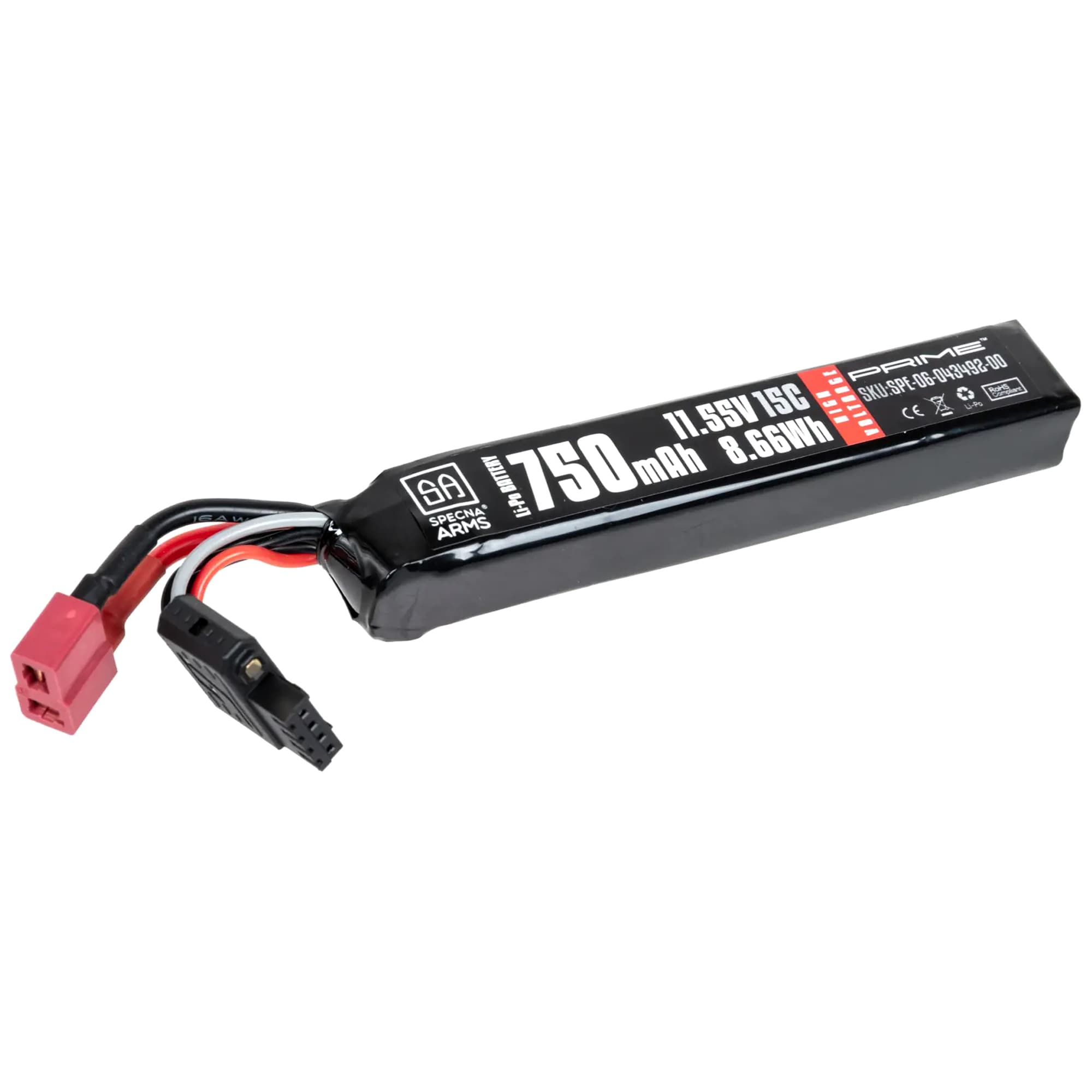 Akumulator ASG Specna Arms x Gens Ace Li-Po 11,55 V 750 mAh G-Tech 15C - Deans