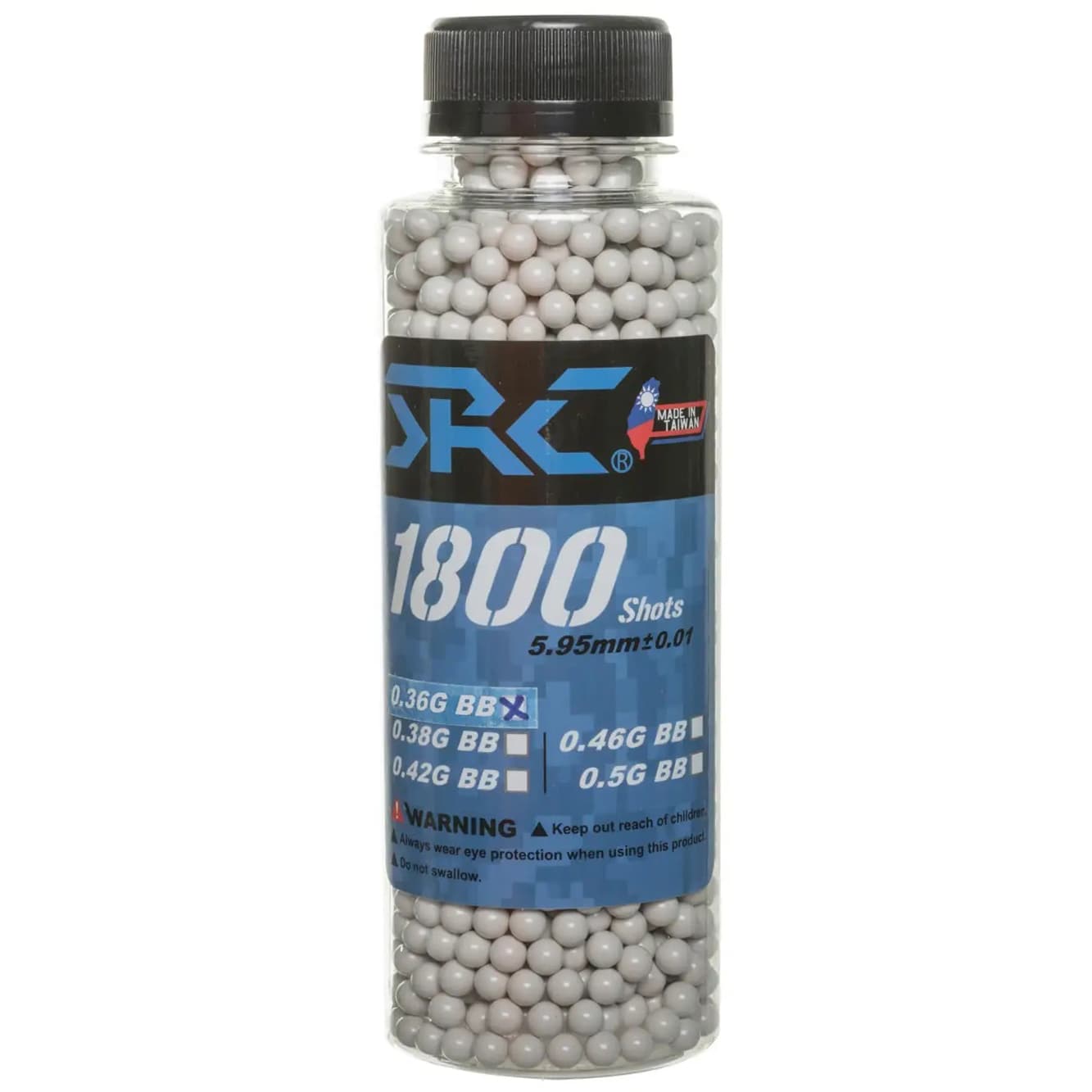 Кулі ASG SRC 0,36 г 1800 шт. - Білі