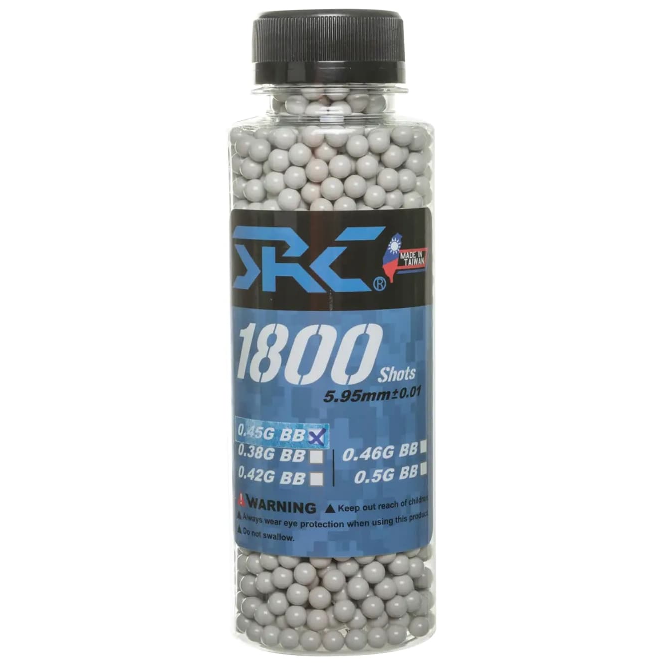 Кулі ASG SRC 0,45 г 1800  шт. - Білі