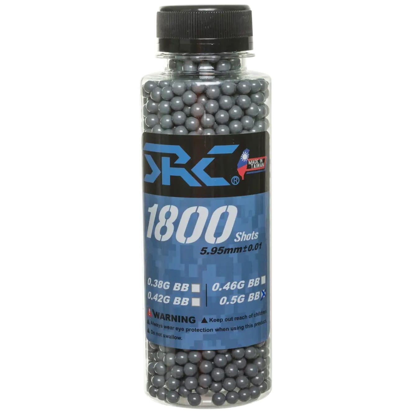 Кулі ASG SRC 0,5г 1800 шт. - Grey