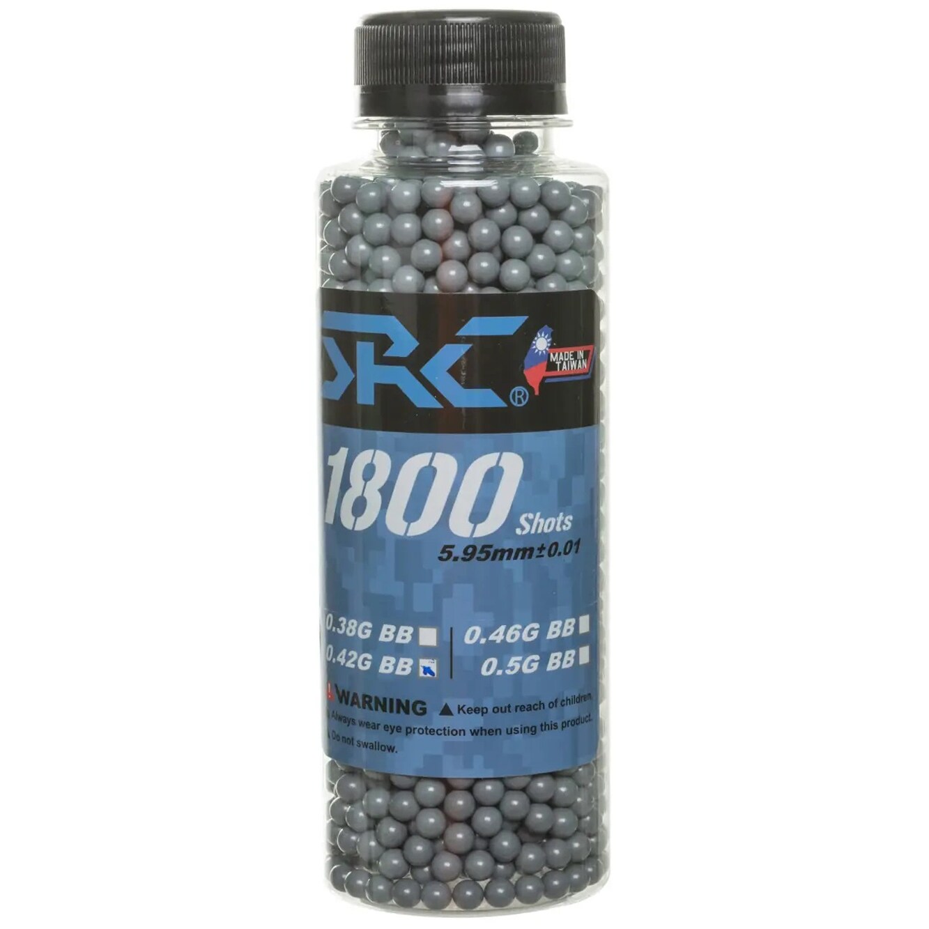 Кулі ASG SRC 0,42 г 1800 шт. - Сірі
