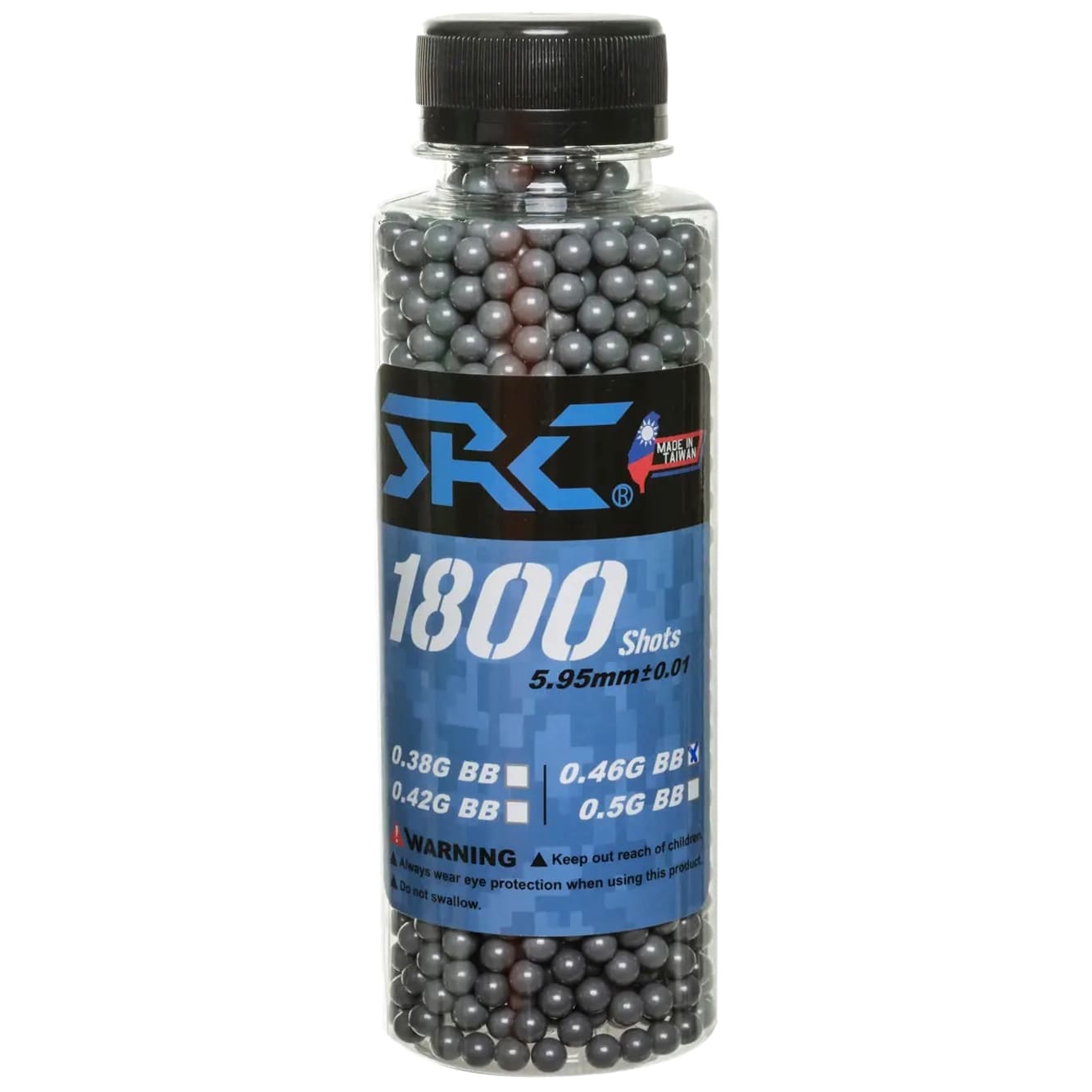 Кулі ASG SRC 0,46 г 1800 шт. - Сірі