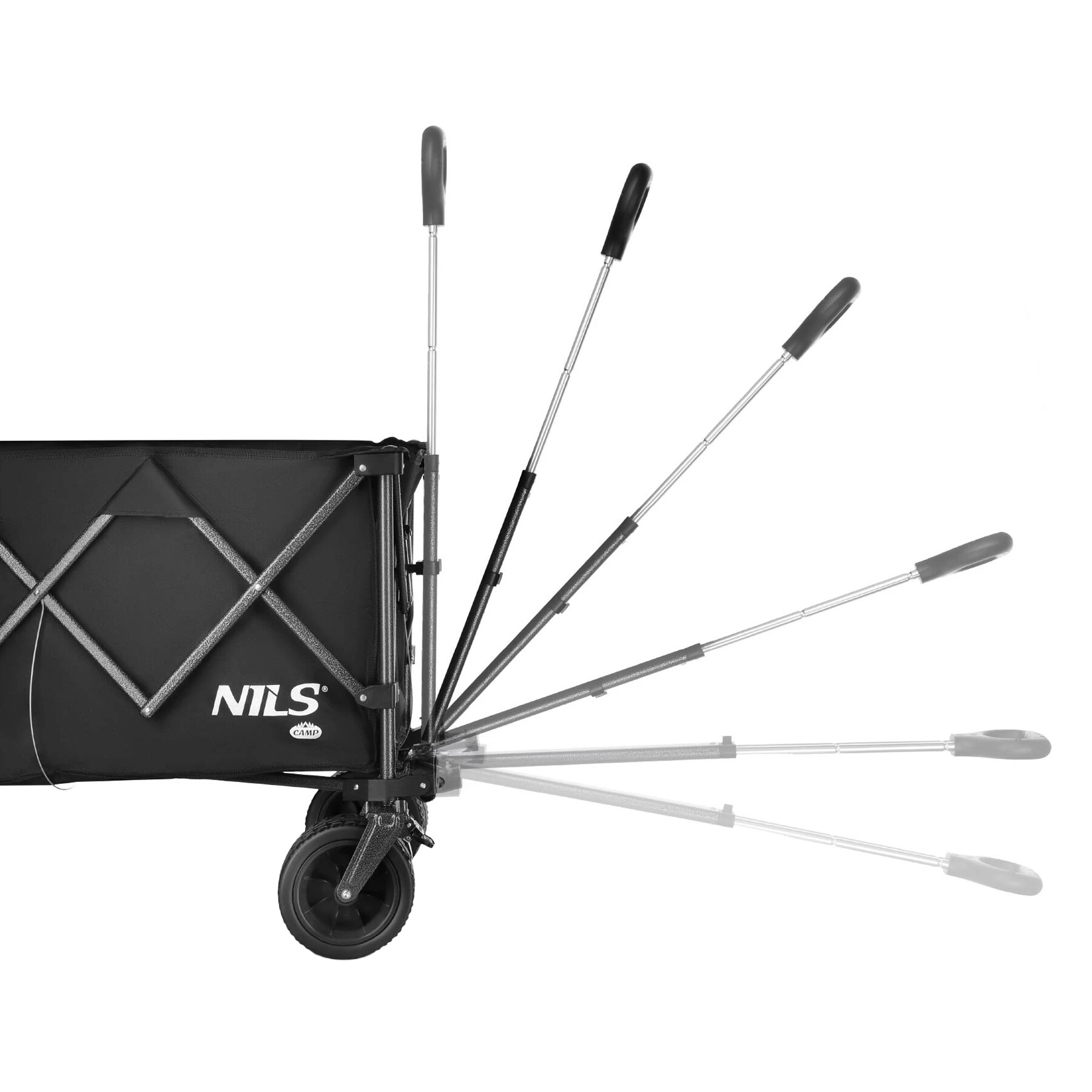 Wózek transportowy Nils Camp XXL NC2604 180 l - Czarny