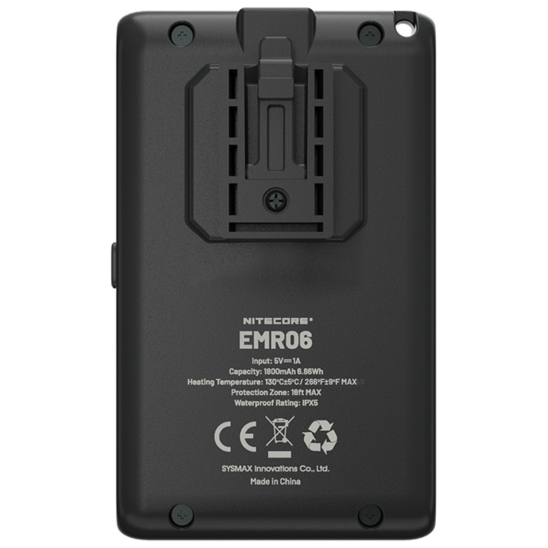 Bezprzewodowy odstraszacz komarów Nitecore EMR06 - Black