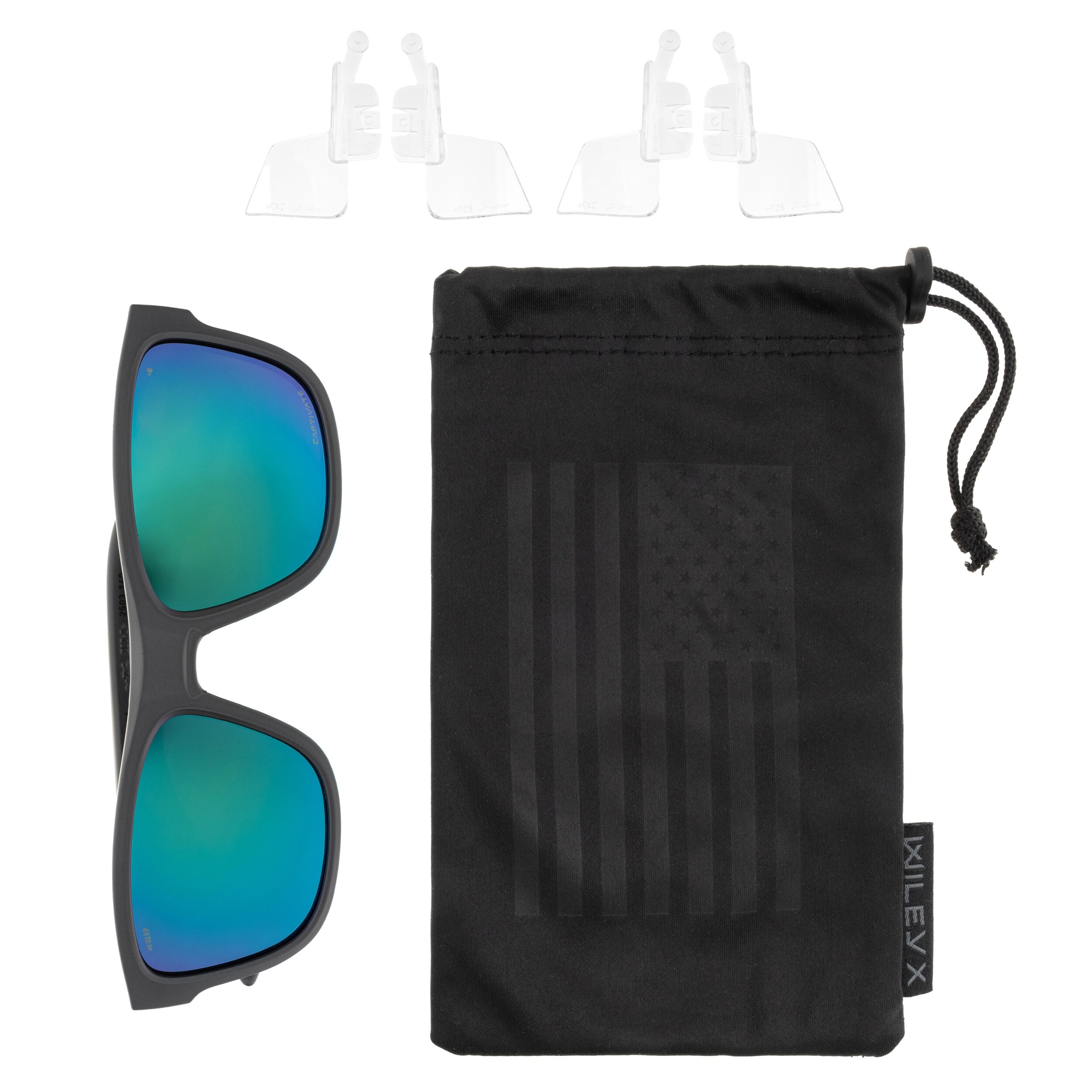 Окуляри Wiley X Ovation - Captive Polarized Green Mirror/Matte Graphite