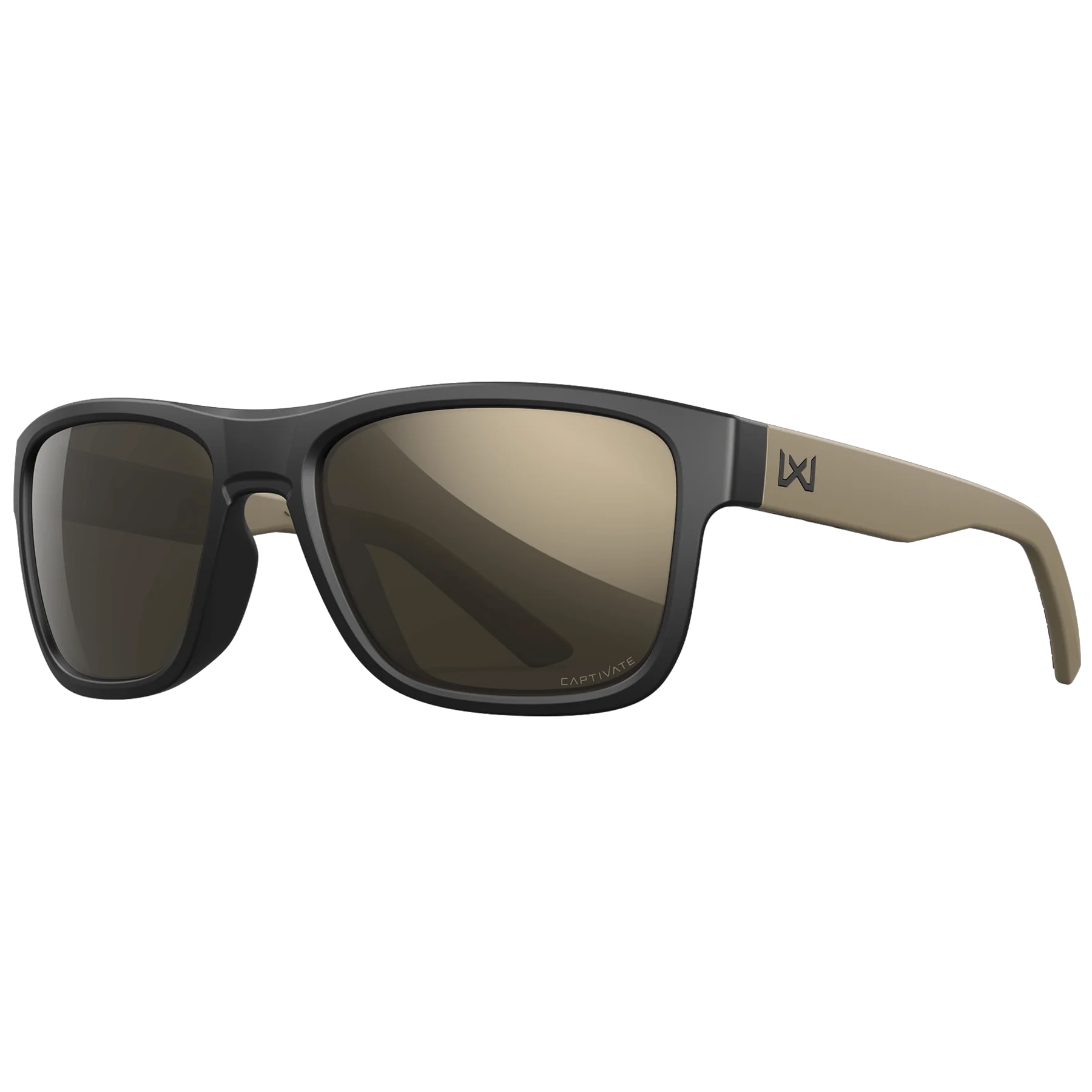 Okulary Wiley X Ovation - Captive Tungsten Mirror/Matte Black Tan