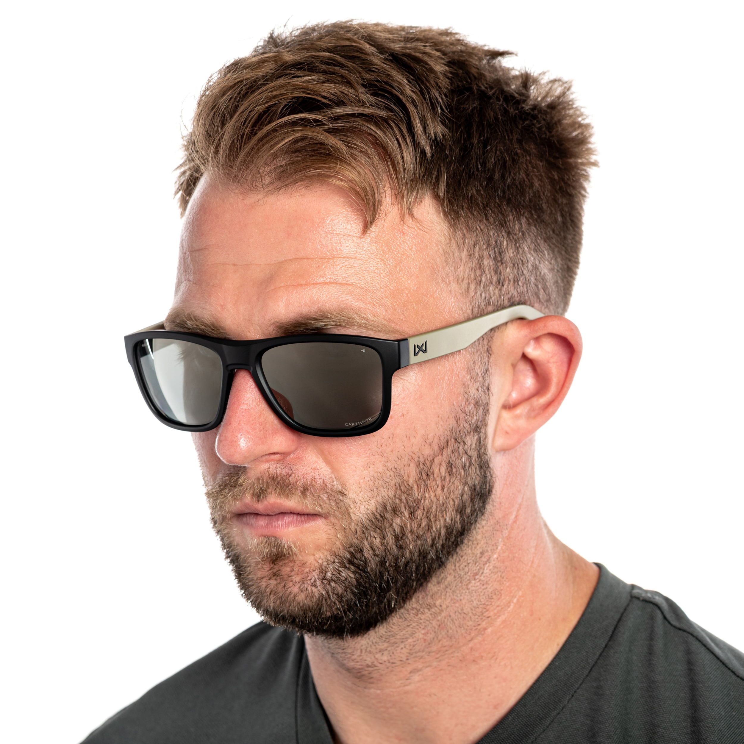 Okulary Wiley X Ovation - Captive Tungsten Mirror/Matte Black Tan